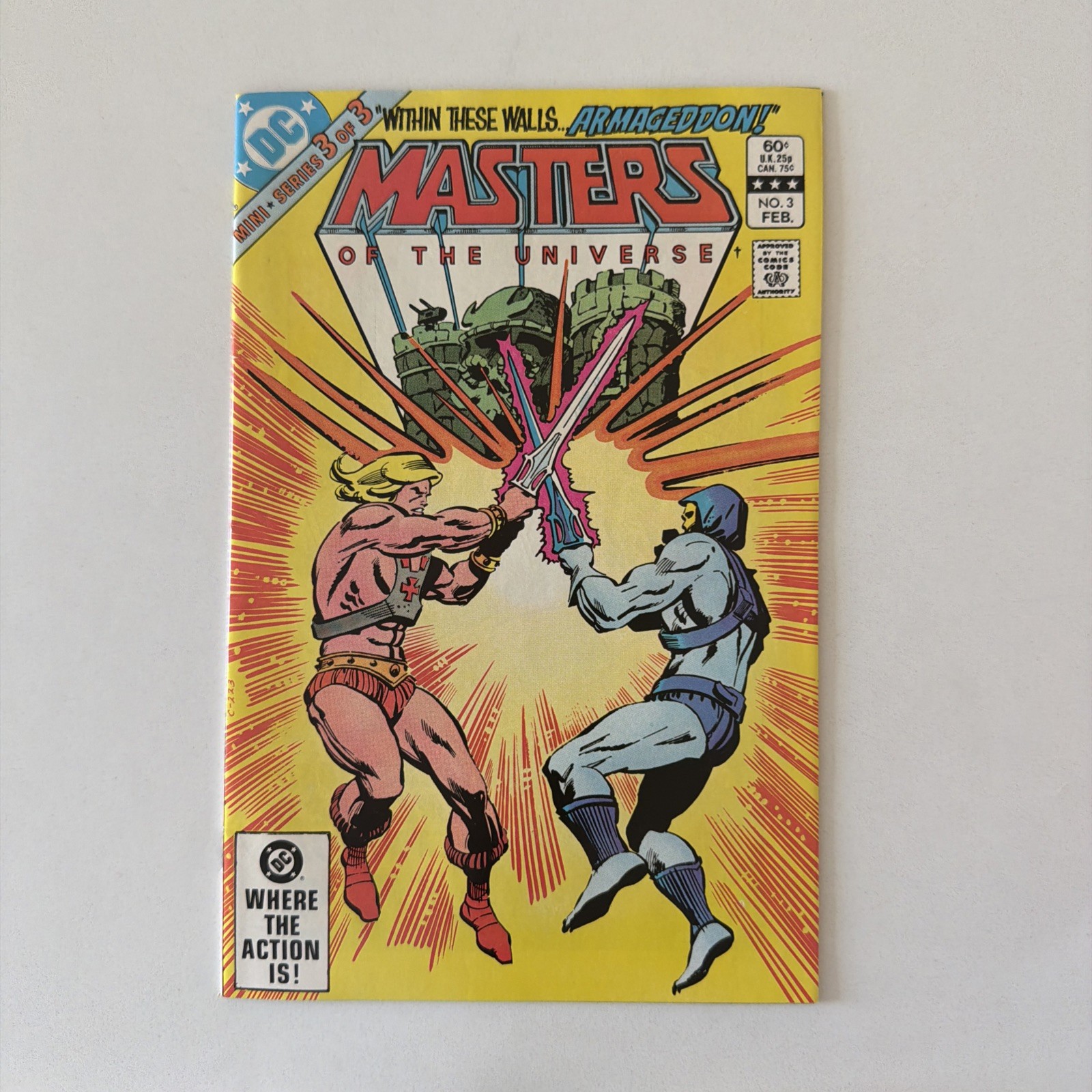 Masters of the Universe #3 1983 DC Comics NM++ 9.8 candidate CGC IT Skeletor Masters of the Universe #3 1983 DC Comics NM++ 9.8 candidate CGC IT Skeletor
