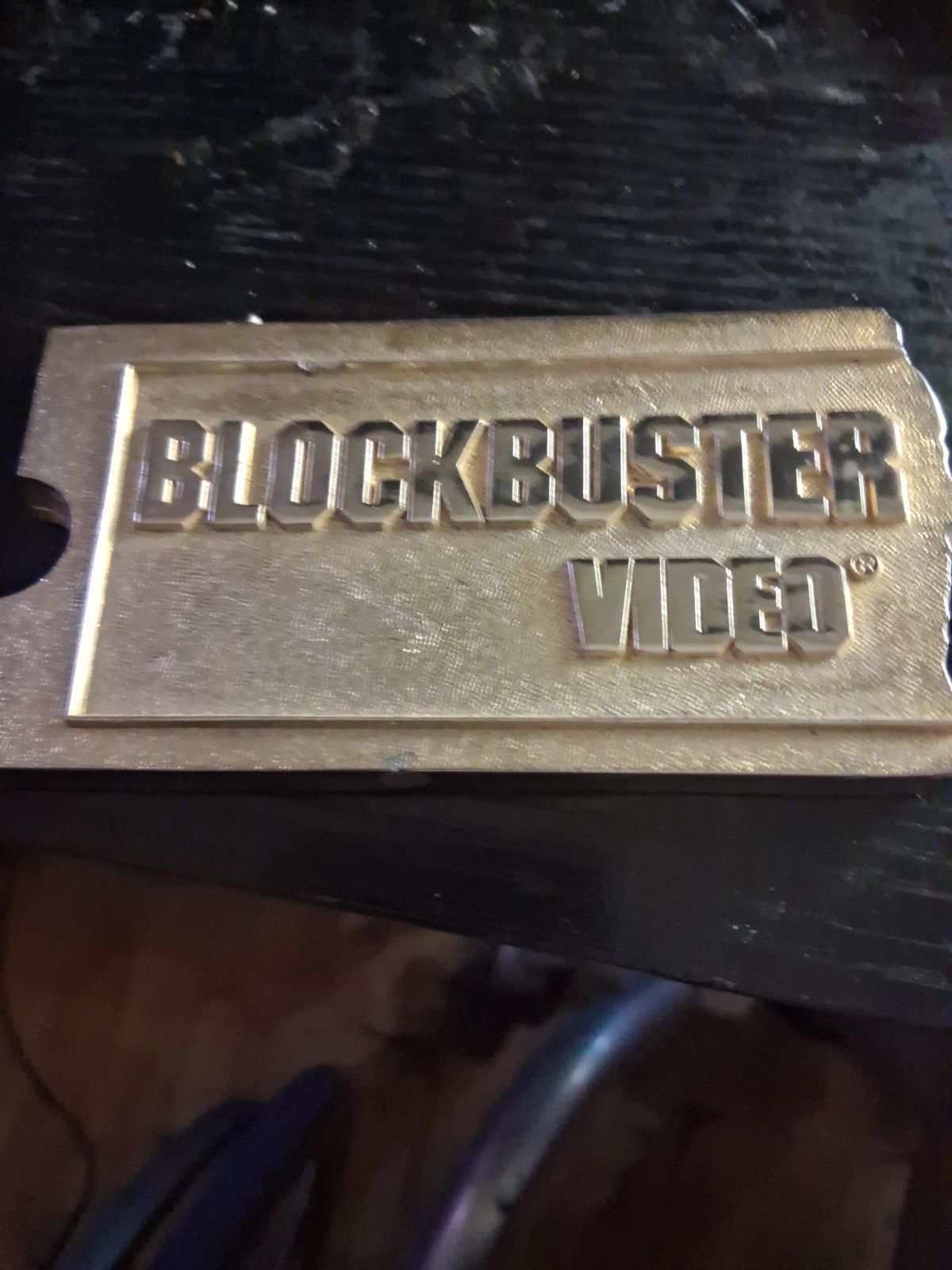 Rare 1985 Blockbuster Video Executive Franchise Seminar Brass Plaque Pre-Launch Rare 1985 Blockbuster Video Executive Franchise Seminar Brass Plaque Pre-Launch