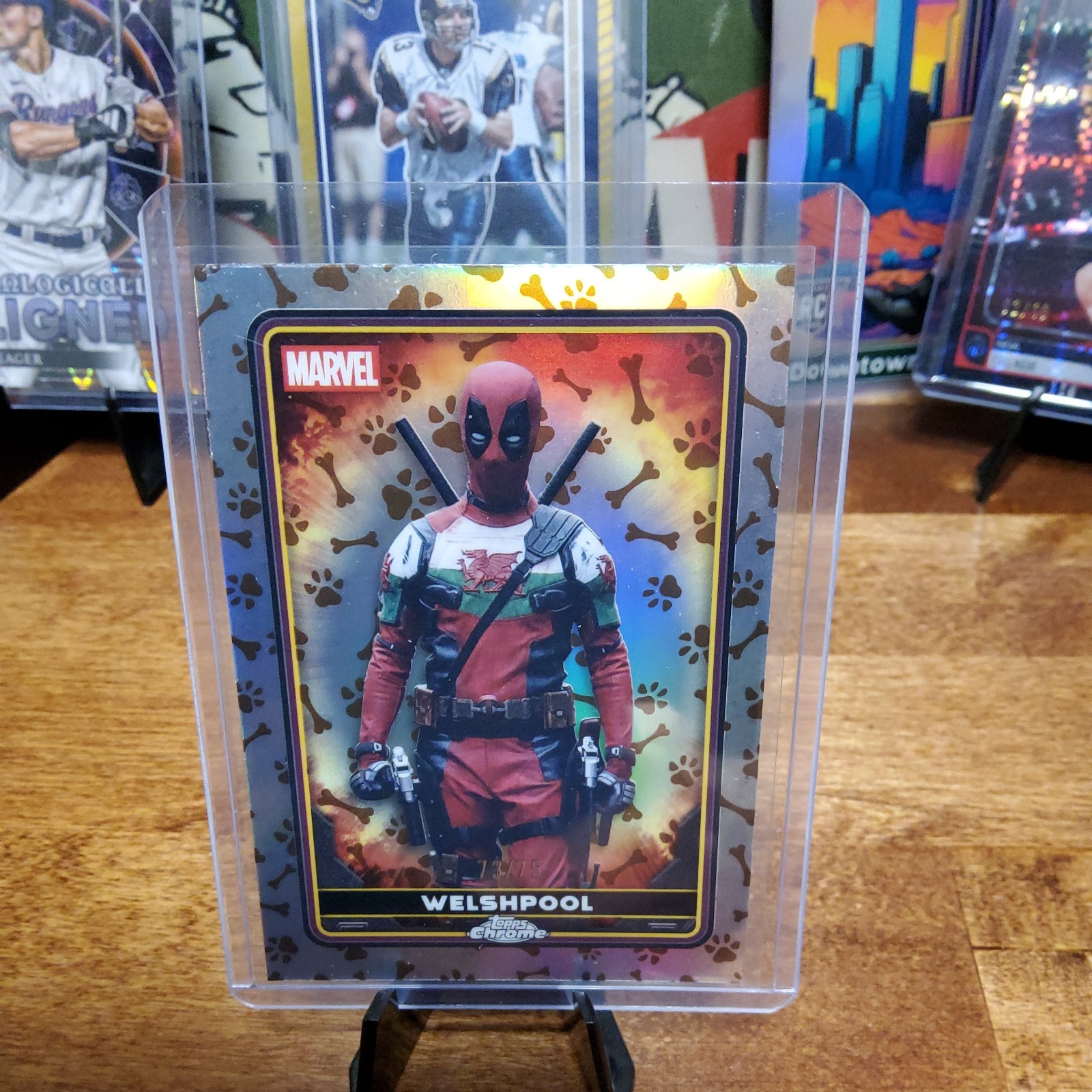 Topps 2025 Marvel Topps Chrome Deadpool & Wolverine #37 Welshpool 73/75 Topps 2025 Marvel Topps Chrome Deadpool & Wolverine #37 Welshpool 73/75