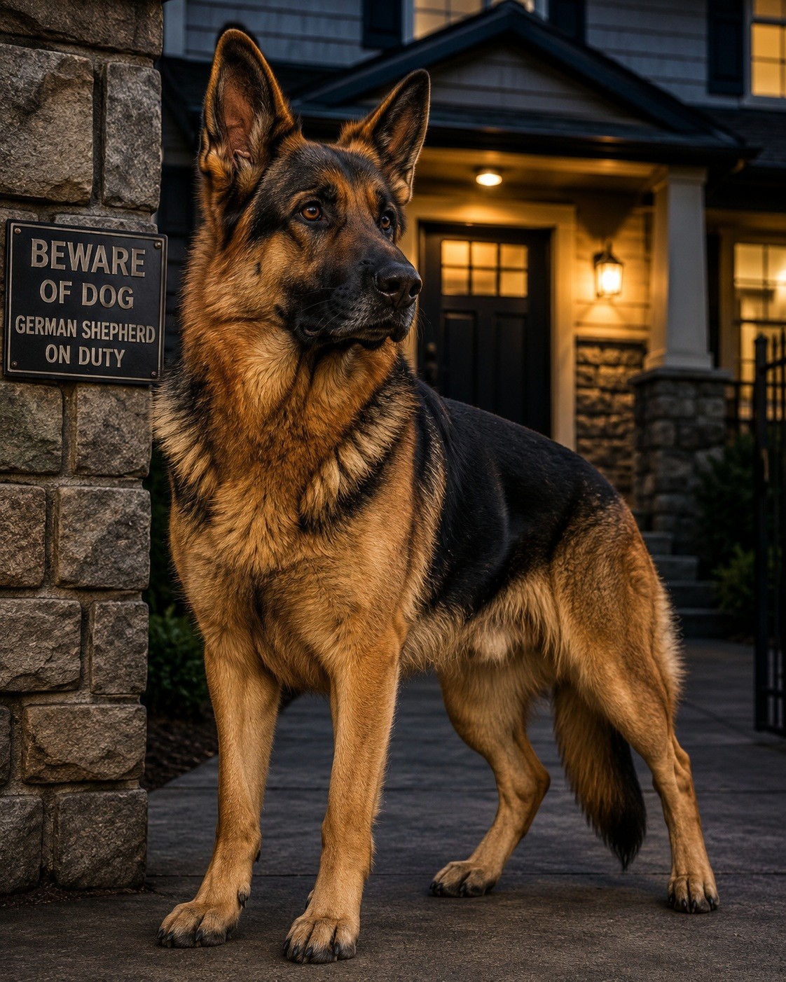German Shepherd refrigerator magnet 3 1/2 x 4 1/2 made in USA Guard dog house German Shepherd refrigerator magnet 3 1/2 x 4 1/2 made in USA Guard dog house