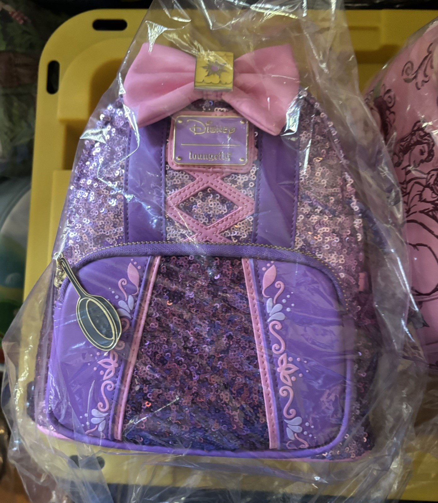 *Rare* Sequin Rapunzel Disney Tangeled loungefly backpack NWT *Rare* Sequin Rapunzel Disney Tangeled loungefly backpack NWT