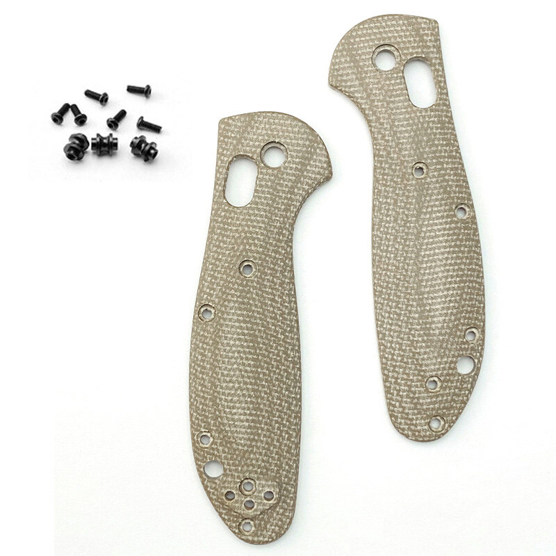 1Pair Handle Patch Micarta Scales for Benchmade Mini Griptilian 555-556-557 Knif 1Pair Handle Patch Micarta Scales for Benchmade Mini Griptilian 555-556-557 Knif