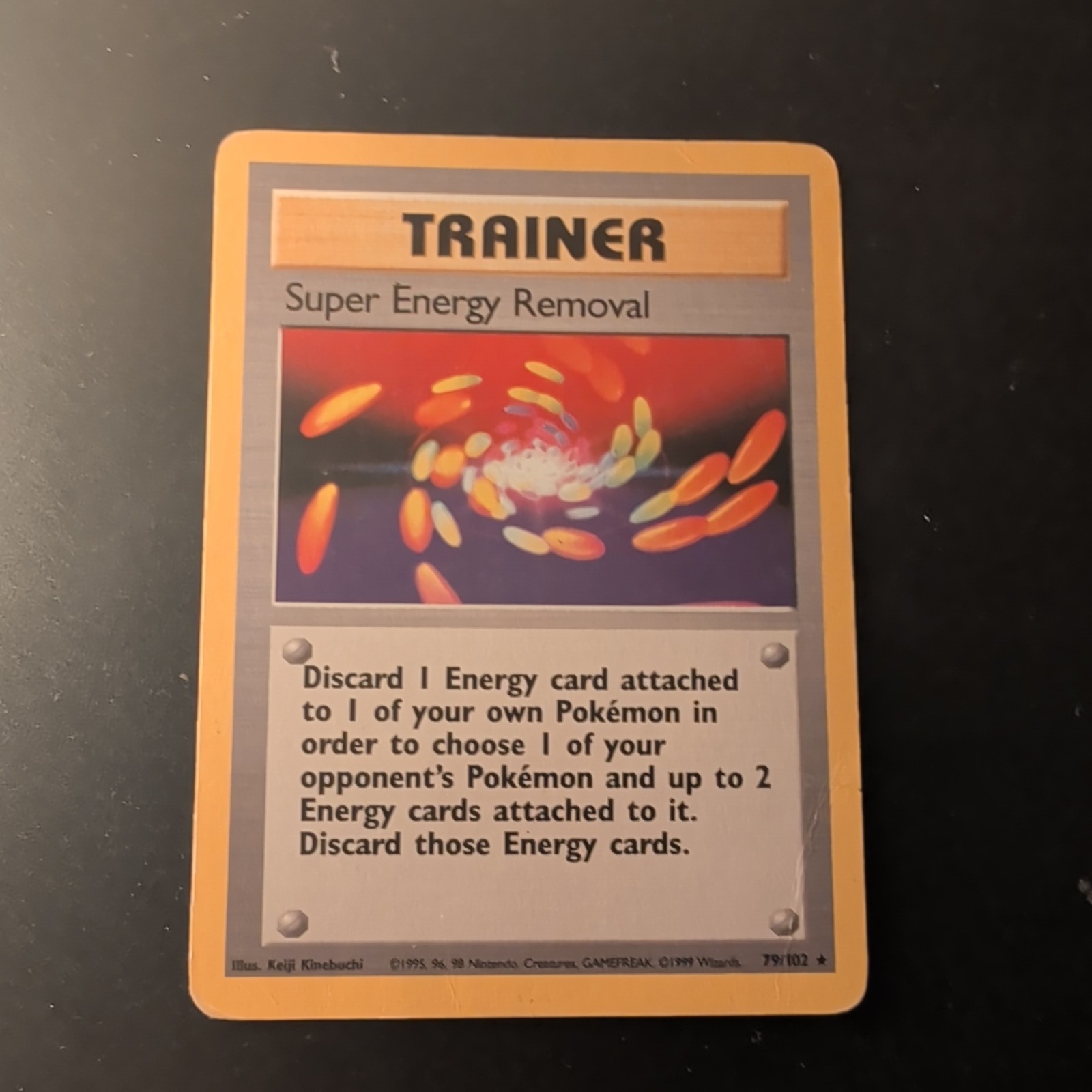 Pokémon TCG Super Energy Removal Base Set 79/102 MP Vintage 