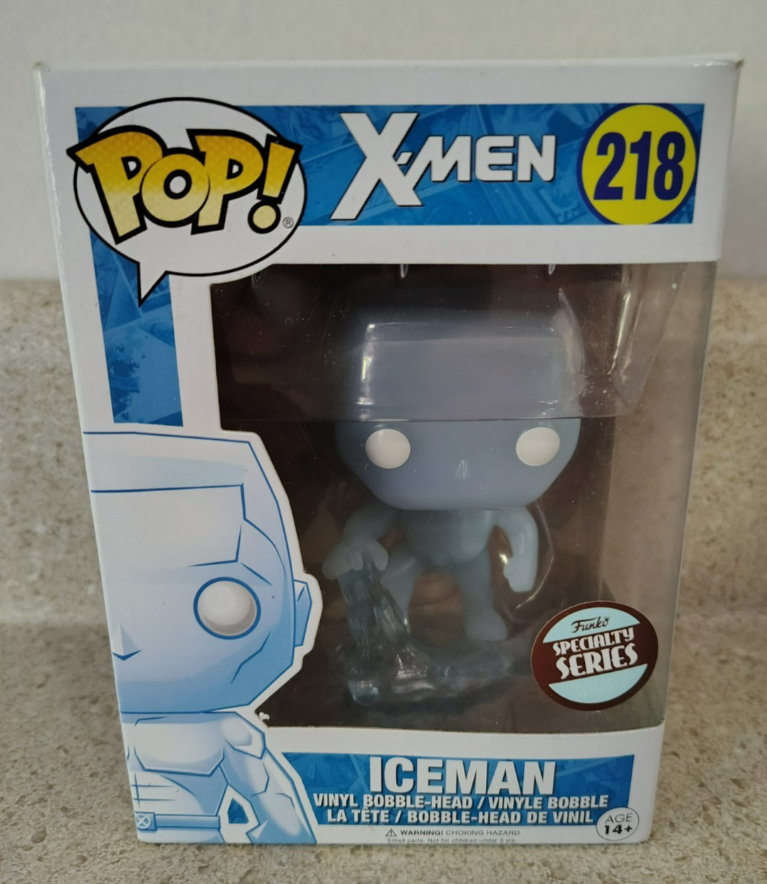 Funko Pop Vinyl: Marvel - Iceman #218 Funko Pop Vinyl: Marvel - Iceman #218