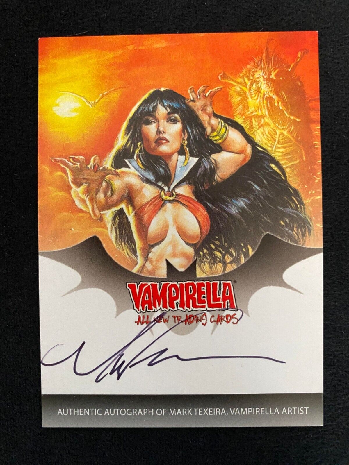 2012 Vampirella Mark Texeira Autograph Trading Card V2A-MT-B