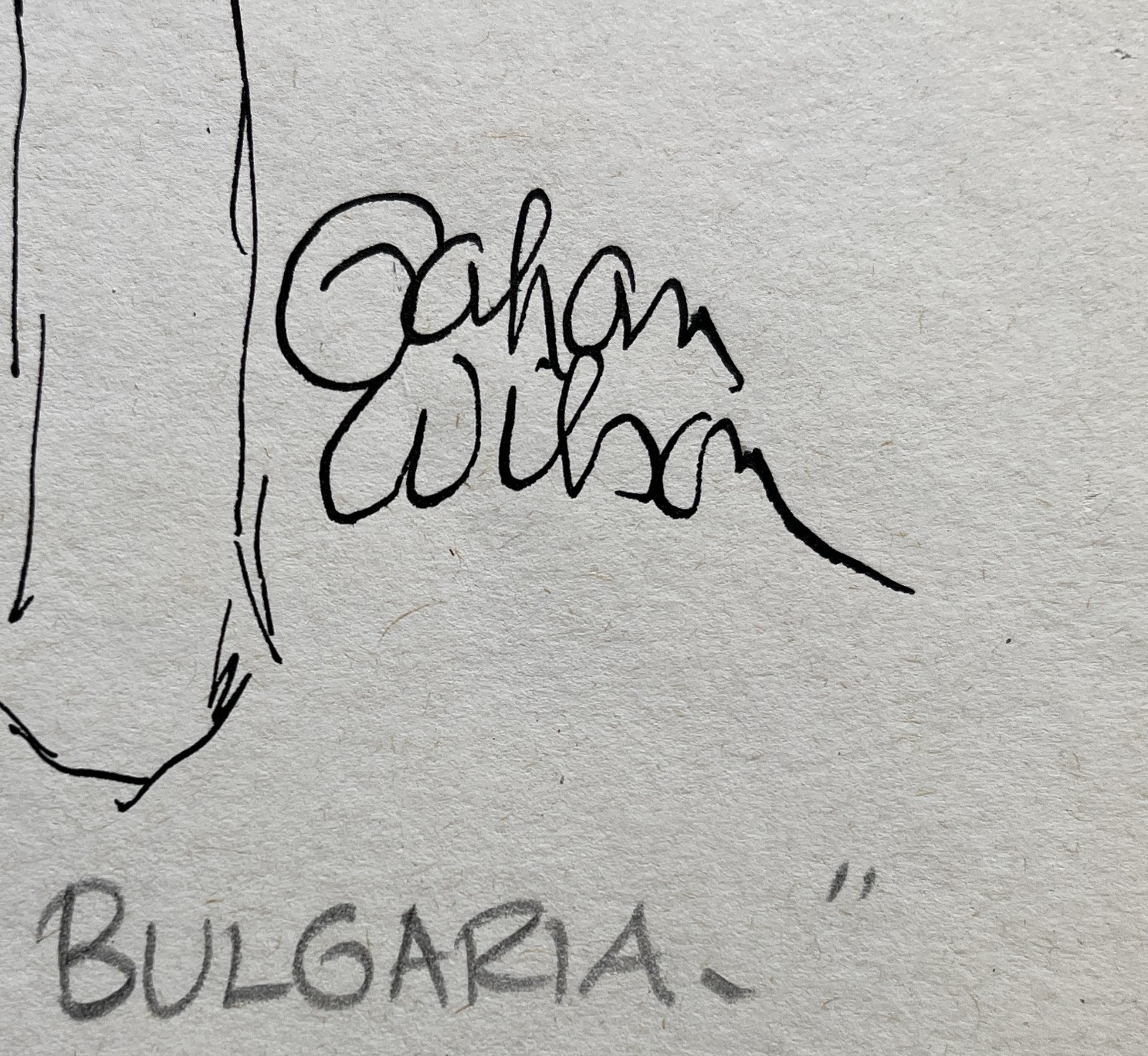 NR Original Art GAHAN WILSON Pen & Ink Signed LR "I'll throw in Bulgaria" NR Original Art GAHAN WILSON Pen & Ink Signed LR "I'll throw in Bulgaria"