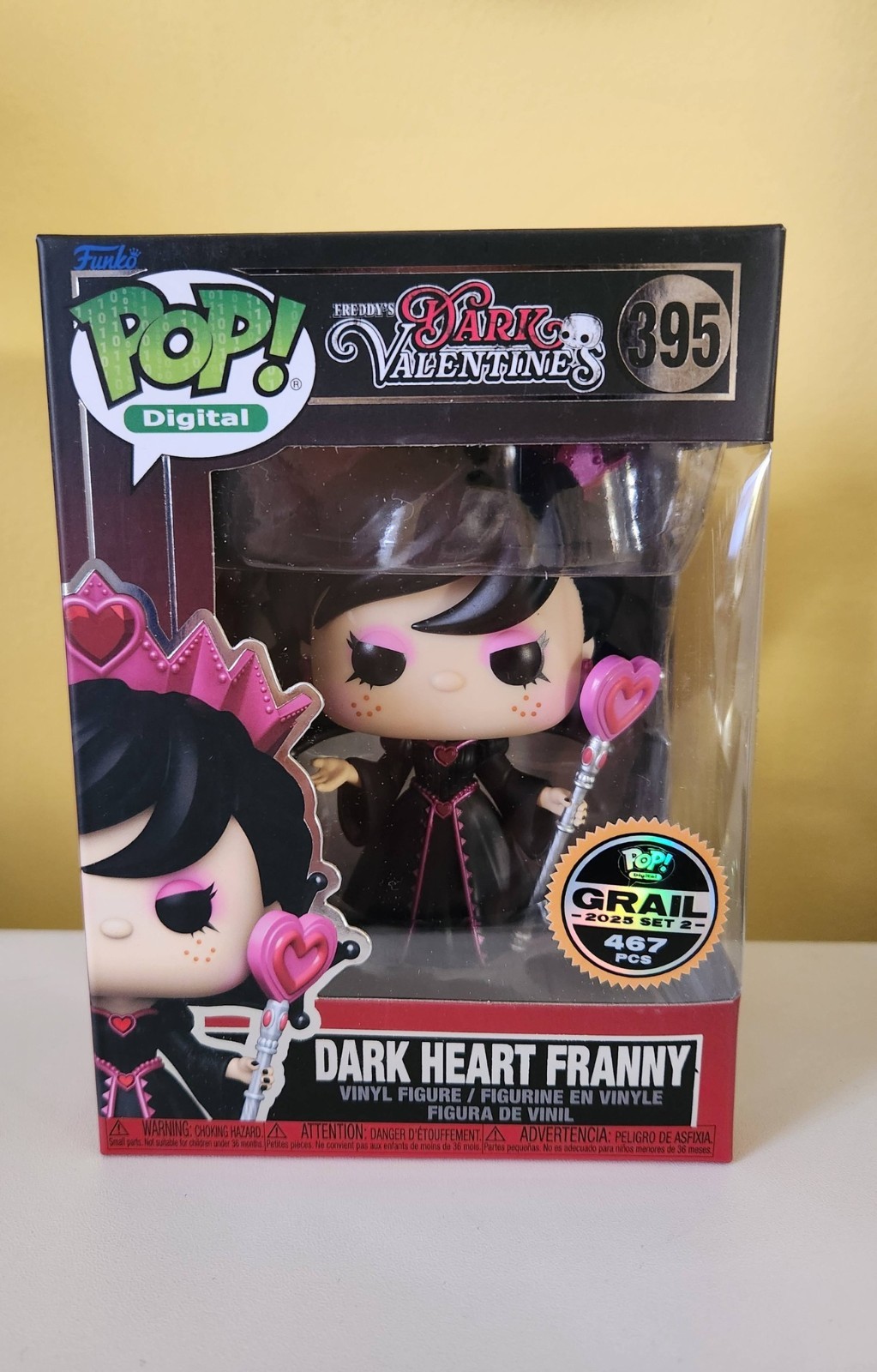 Funko Pop Digitial ~ Dark Heart Franny # 395 (Grail 467 pcs)NEW W/Protector Funko Pop Digitial ~ Dark Heart Franny # 395 (Grail 467 pcs)NEW W/Protector