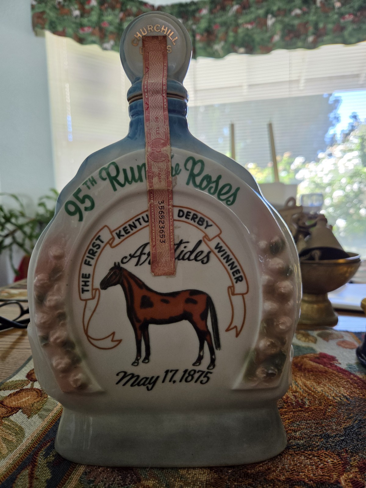 Vintage 1969 Jim Beam "Churchill Downs 95th Kentucky Derby" Decanter Vintage 1969 Jim Beam "Churchill Downs 95th Kentucky Derby" Decanter