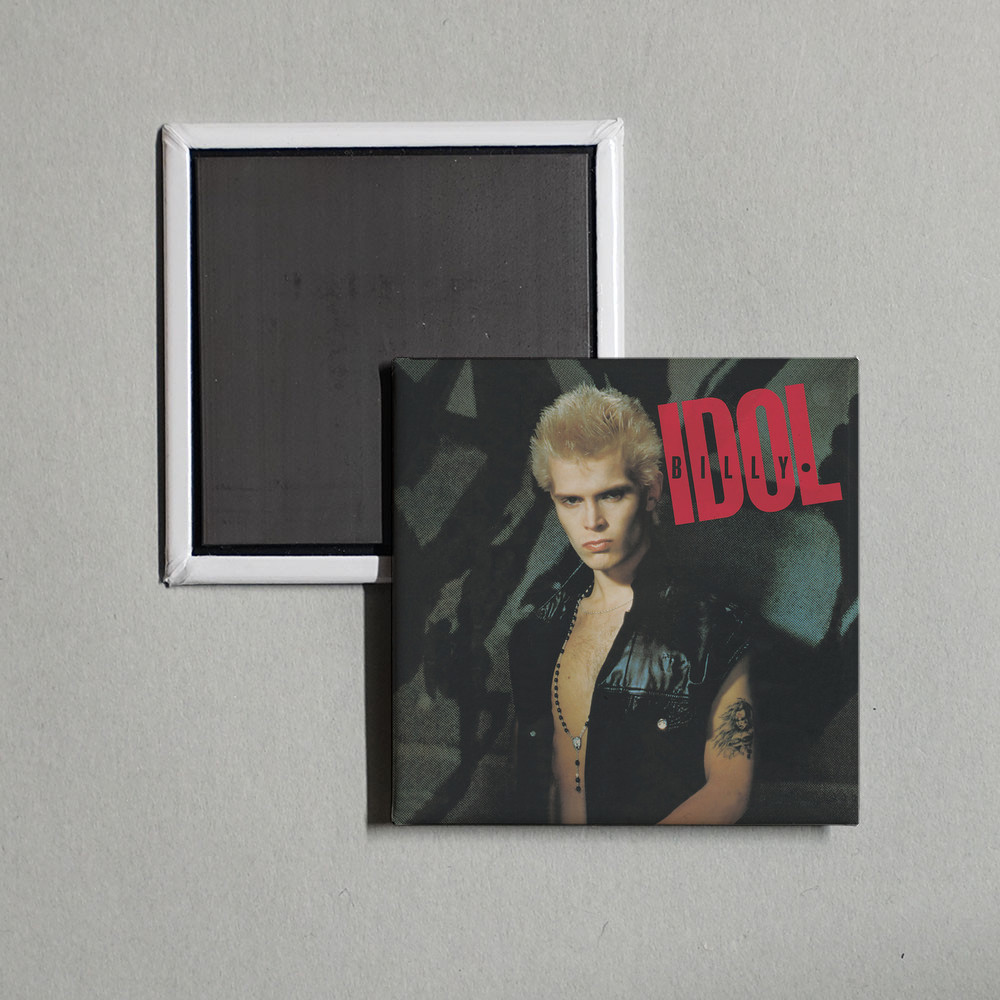 Billy Idol - Billy Idol Album Cover Locker Fridge Magnet Billy Idol - Billy Idol Album Cover Locker Fridge Magnet