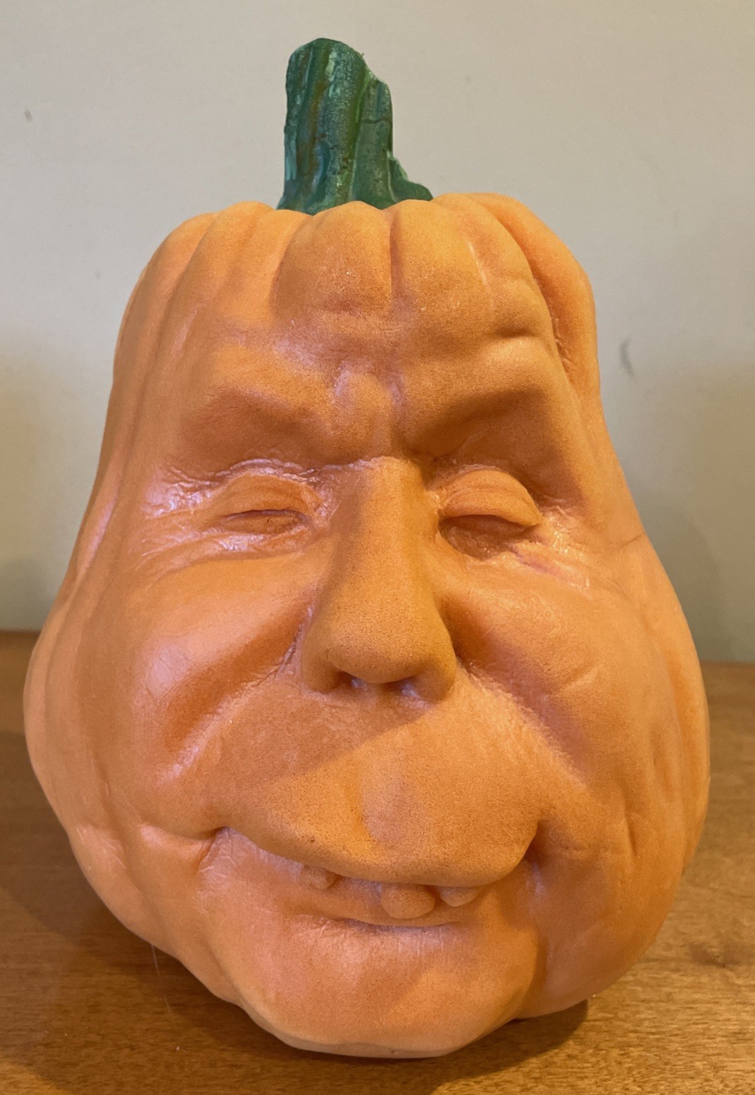 Vintage 1980s Todd Masters Foam Pumpkin Jack O Lantern 10” X 8” X 8” Buck Teeth Vintage 1980s Todd Masters Foam Pumpkin Jack O Lantern 10” X 8” X 8” Buck Teeth