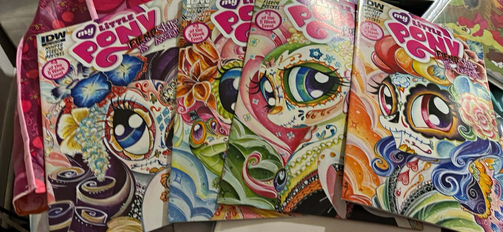 My Little Pony: ‘Fiendship’ Is Magic IDW Comic Lot #1-#4 (of 5) special variants My Little Pony: ‘Fiendship’ Is Magic IDW Comic Lot #1-#4 (of 5) special variants