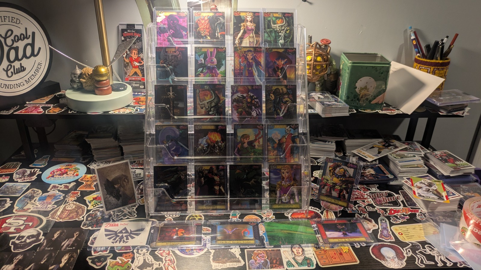 Huge Lot of 27 Legend of Zelda Enterplay Trading Cards:Foils, Stickers, More Huge Lot of 27 Legend of Zelda Enterplay Trading Cards:Foils, Stickers, More