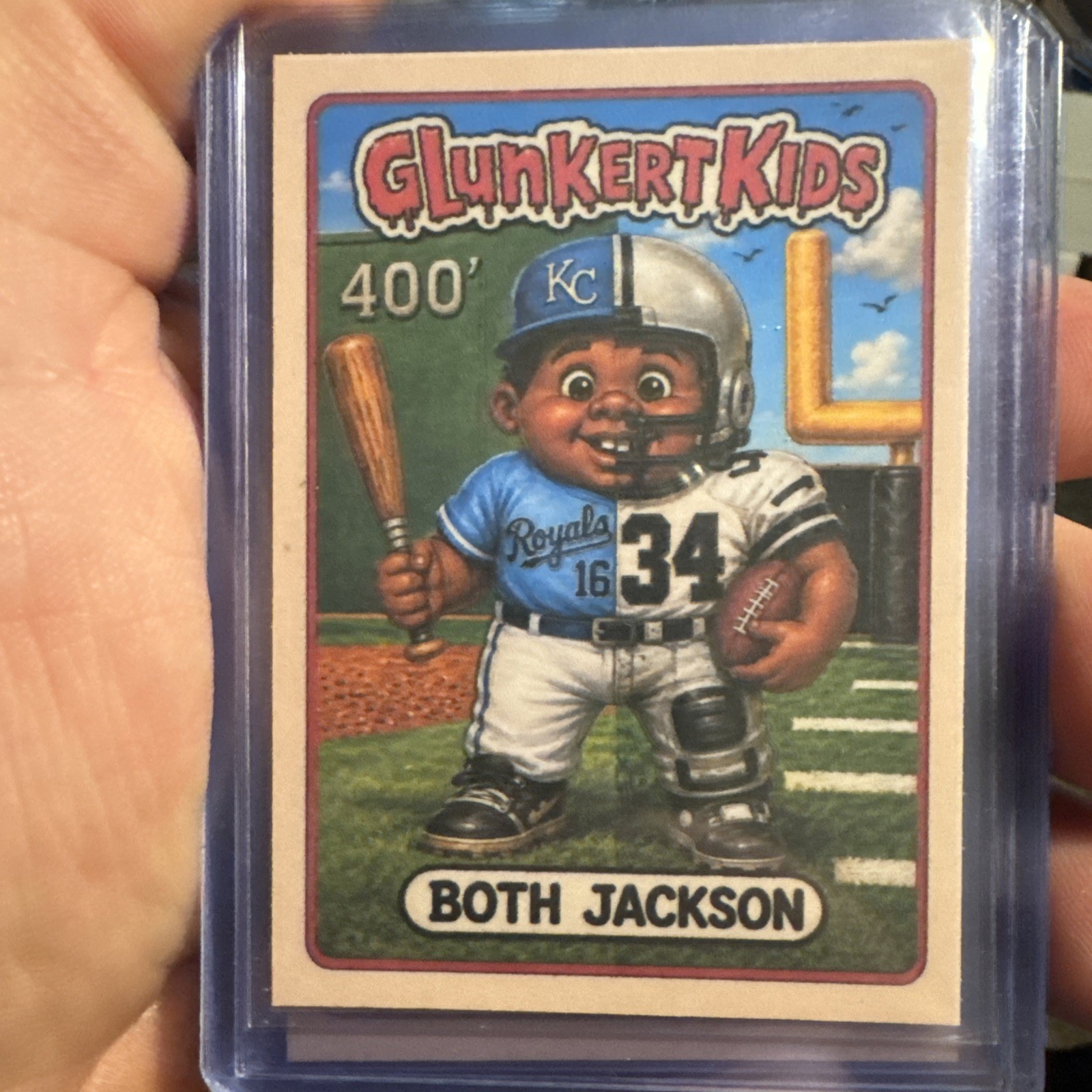 Glunkert Kids Both Jackson Bo Gpk Parody Art Card