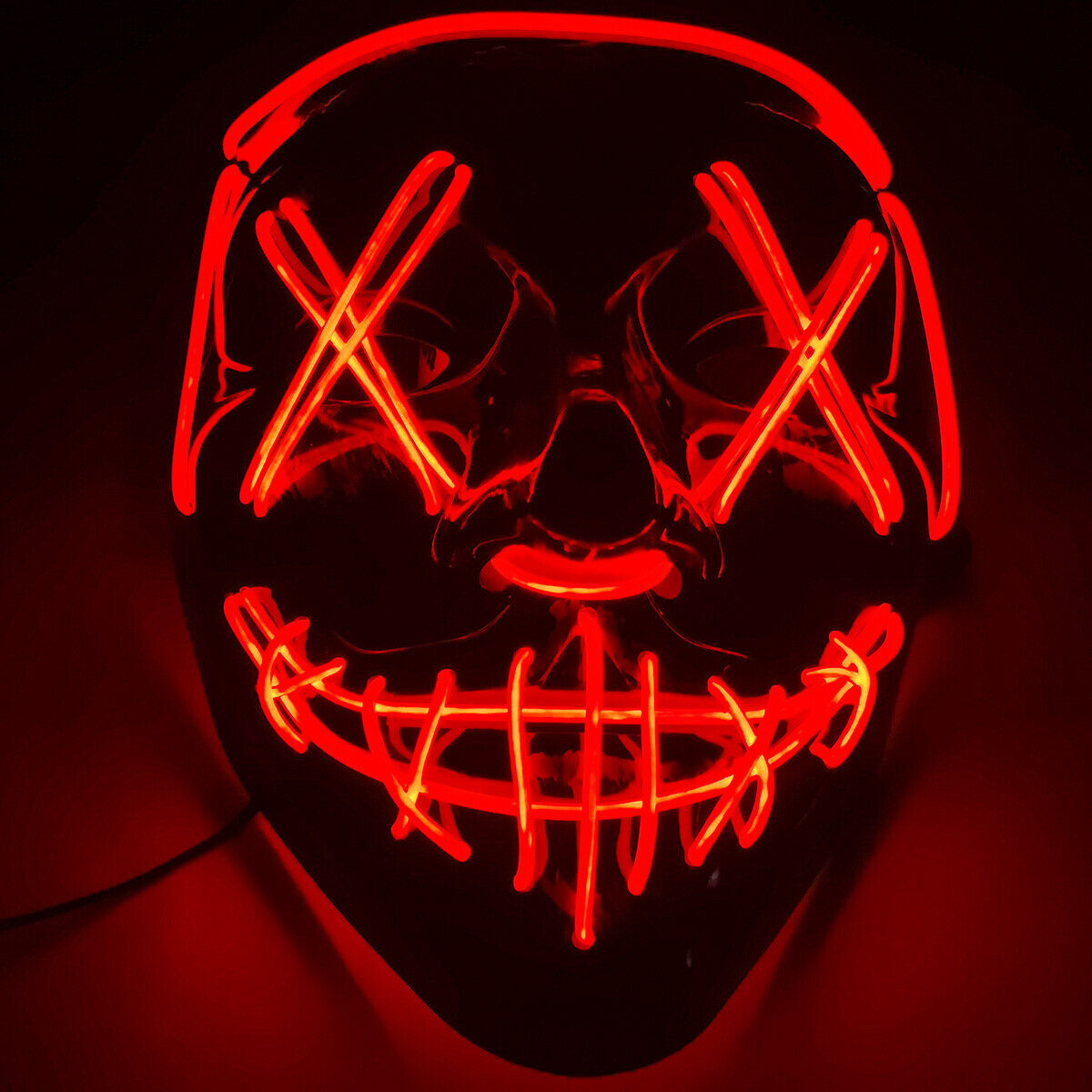 LED Luminous DJ Marshmello Helmet Mask Cosplay Halloween Costume Party Decor