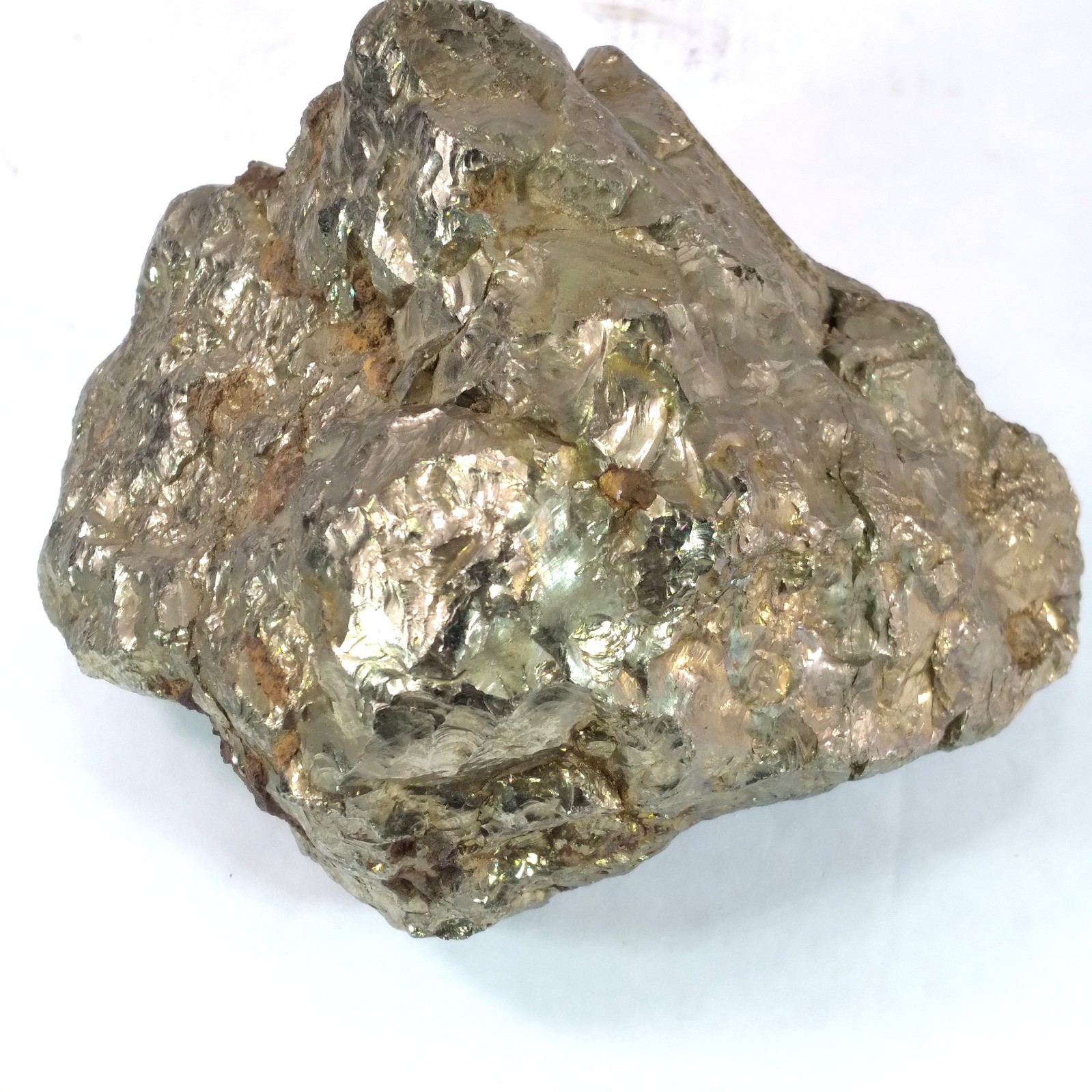 Rough Natural Pyrite Stone 3" L x 4" W x 2 T 2 lbs 15 oz Estate Sale Pc Untested Rough Natural Pyrite Stone 3" L x 4" W x 2 T 2 lbs 15 oz Estate Sale Pc Untested