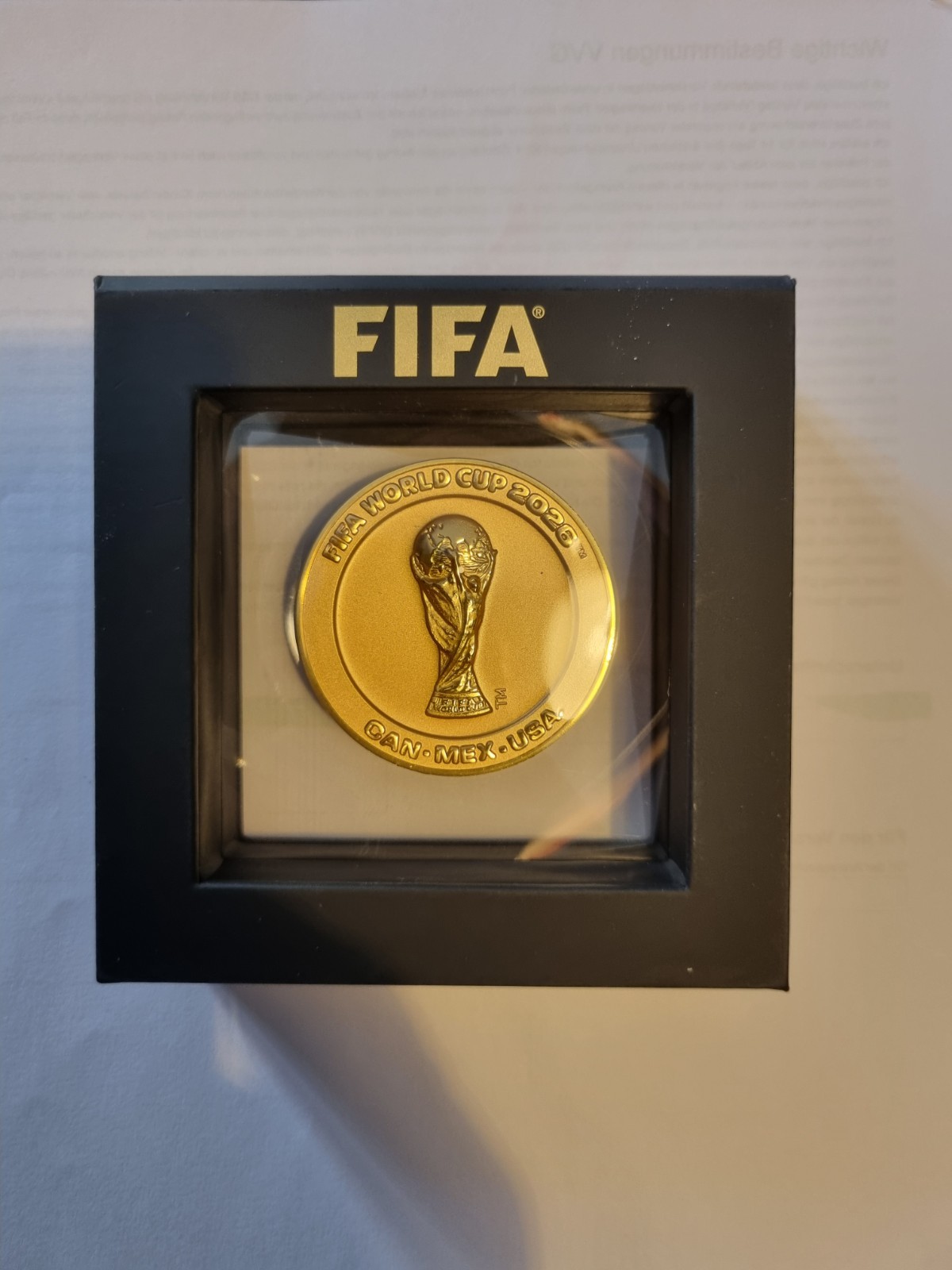 Original FIFA participant medal FIFA World Cup 2026 / participant medal Original FIFA participant medal FIFA World Cup 2026 / participant medal