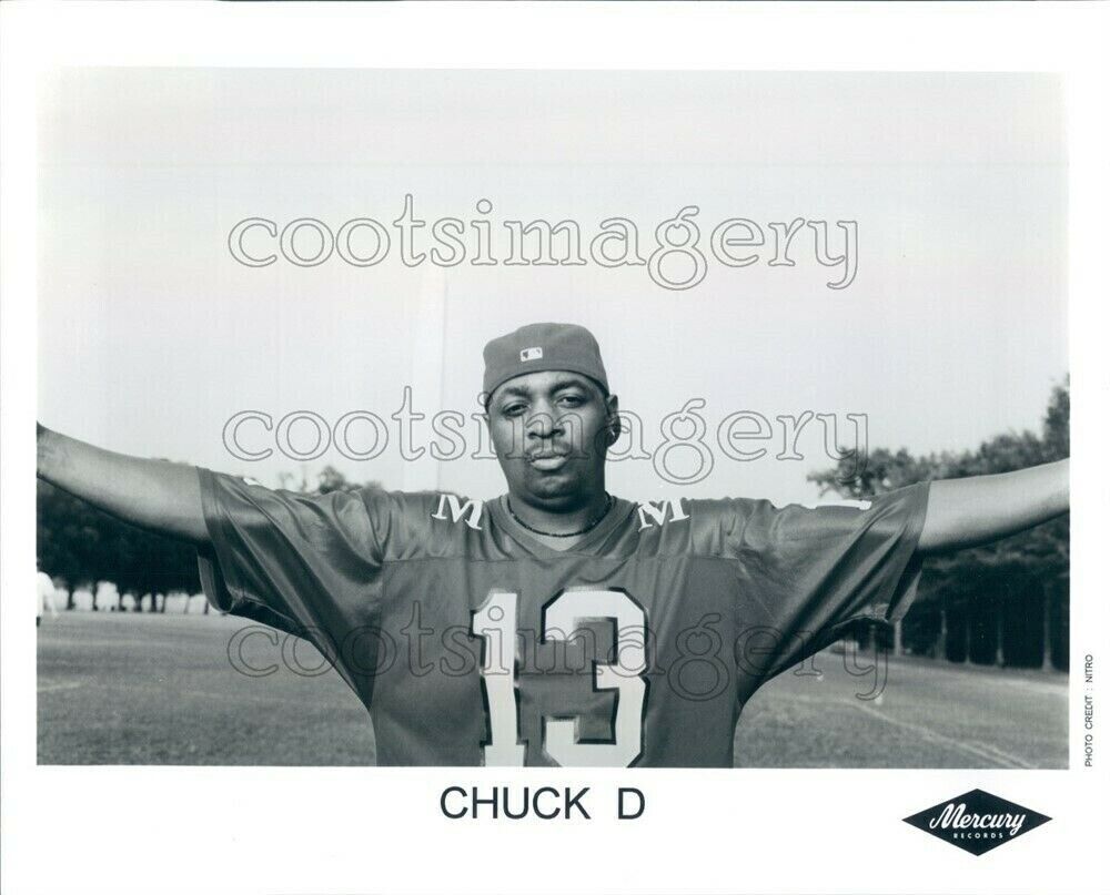 Press Photo Rapper Chuck D of Public Enemy by Washington Monument