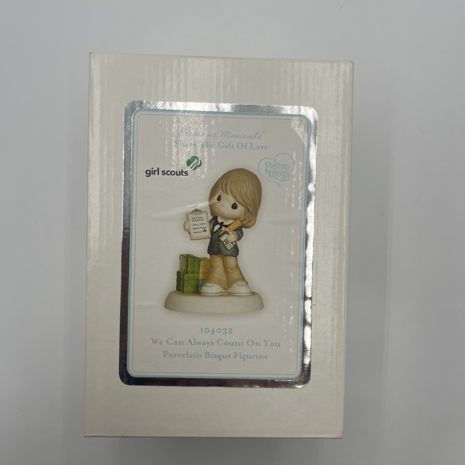Girl Scout Volunteer We Can Always Count on You Precious Moments Figure 104032 Girl Scout Volunteer We Can Always Count on You Precious Moments Figure 104032