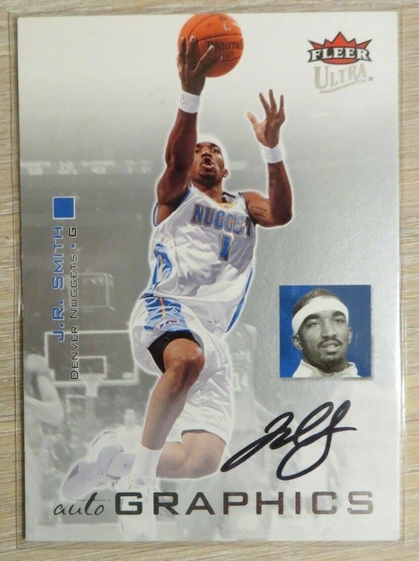 2007-08 Ultra SE Autographics Black #AUJS J.R. Smith AU OC Denver Nuggets NBA 🙂