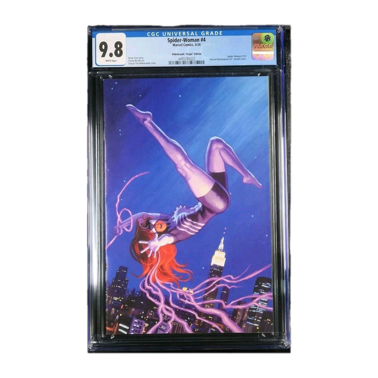 Spider-Woman #4 CGC 9.8 1:50 Hildebrandt Virgin Variant Marvel Comics 2024 GGA