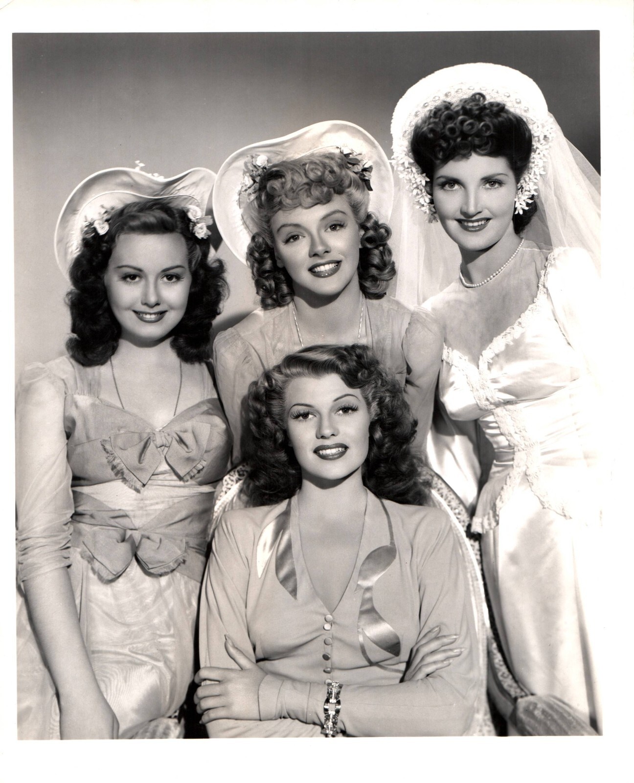 Hollywood 1942 RITA HAYWORTH + ADELE MARA + LESLIE BROOKS by Lippman Photo 514 Hollywood 1942 RITA HAYWORTH + ADELE MARA + LESLIE BROOKS by Lippman Photo 514