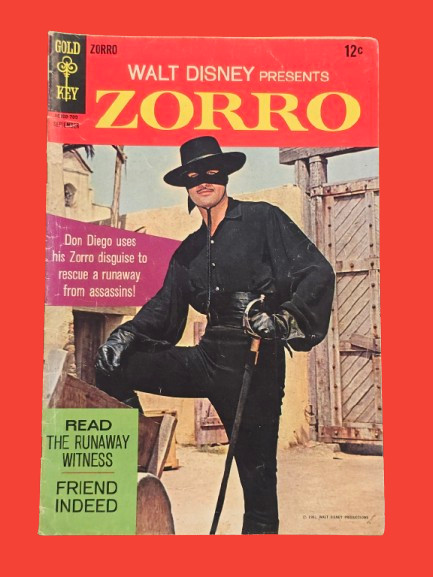 Walt Disney Presents Zorro #7 1967 Gold Key Guy Williams Alex Toth Comic Walt Disney Presents Zorro #7 1967 Gold Key Guy Williams Alex Toth Comic