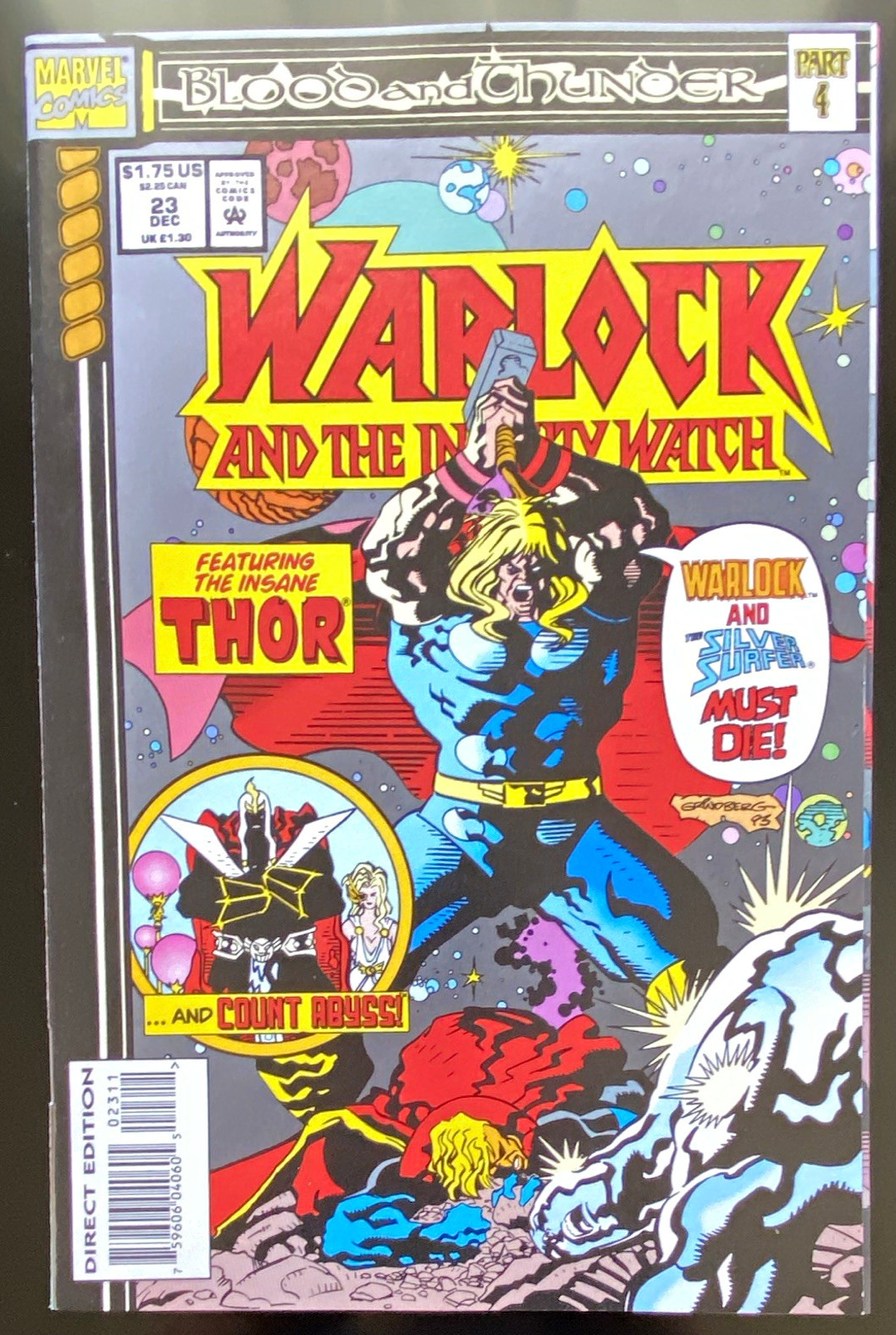 Warlock and the Infinity Watch 23 Thor and Silver Surfer Cover and Appearance Warlock and the Infinity Watch 23 Thor and Silver Surfer Cover and Appearance