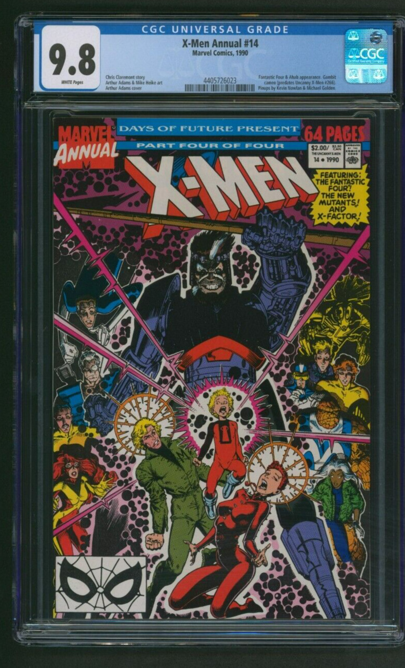 Uncanny X-Men Annual #14 CGC Graded 9.8 1st Gambit Marvel Comics 1990