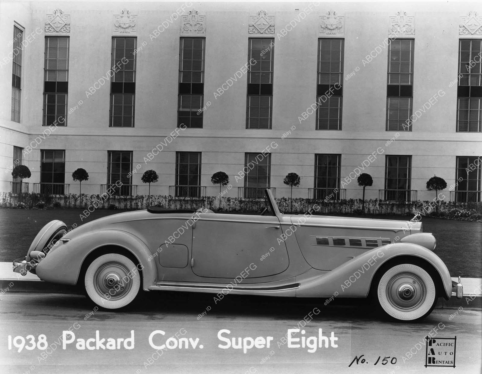 / 1938 Packard convertible Super Eight automobile cars-32 - cars-32 / 1938 Packard convertible Super Eight automobile cars-32 - cars-32