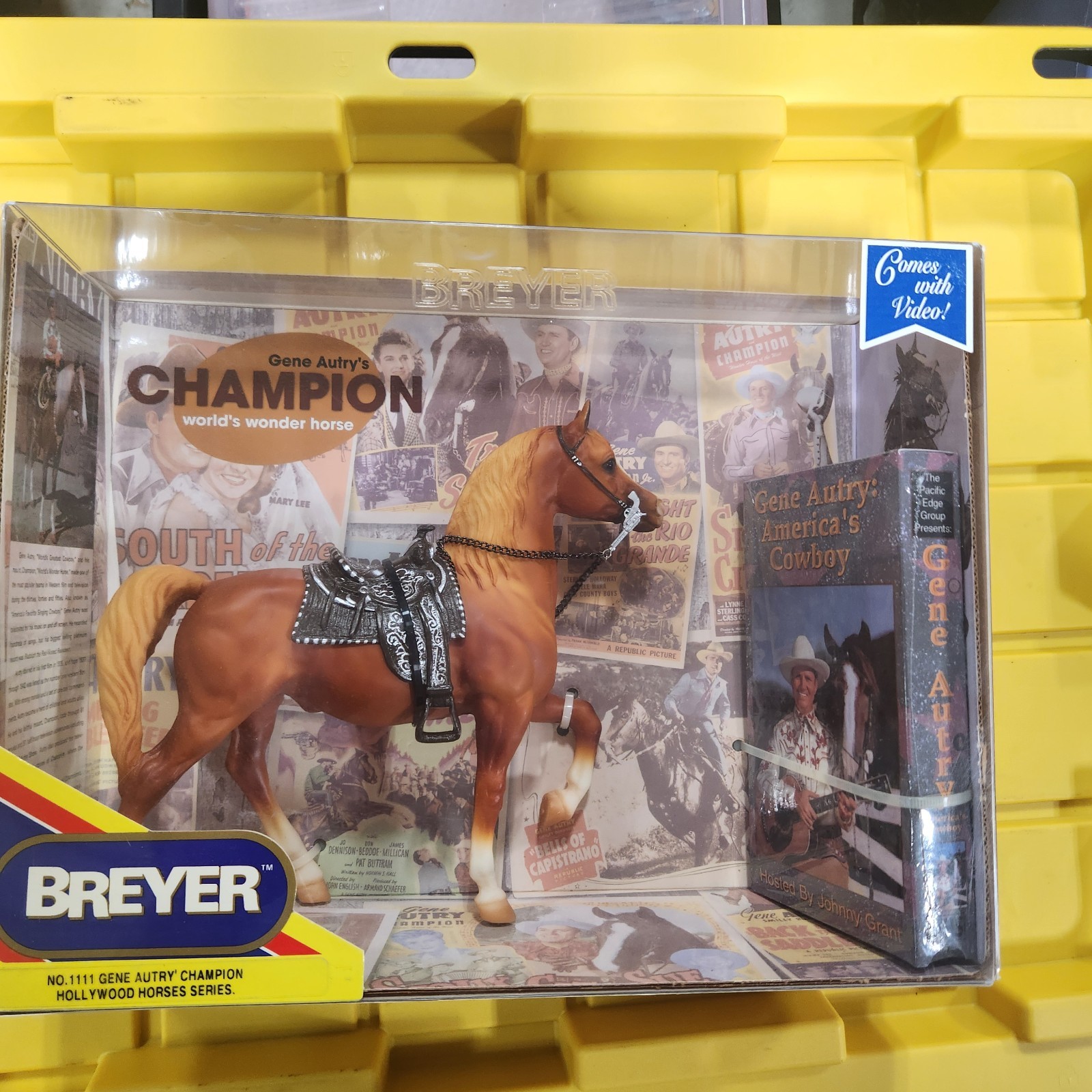 Breyer Gene Autry's CHAMPION Hollywood Horses With VHS New In Box Cm Breyer Gene Autry's CHAMPION Hollywood Horses With VHS New In Box Cm