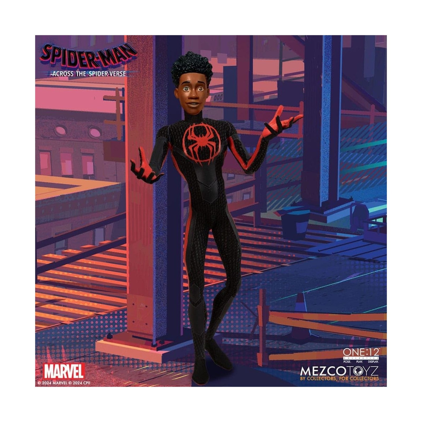 Mezco Toyz One:12 Collective Marvel Spider-Man Across the Spider-Verse Miles ...