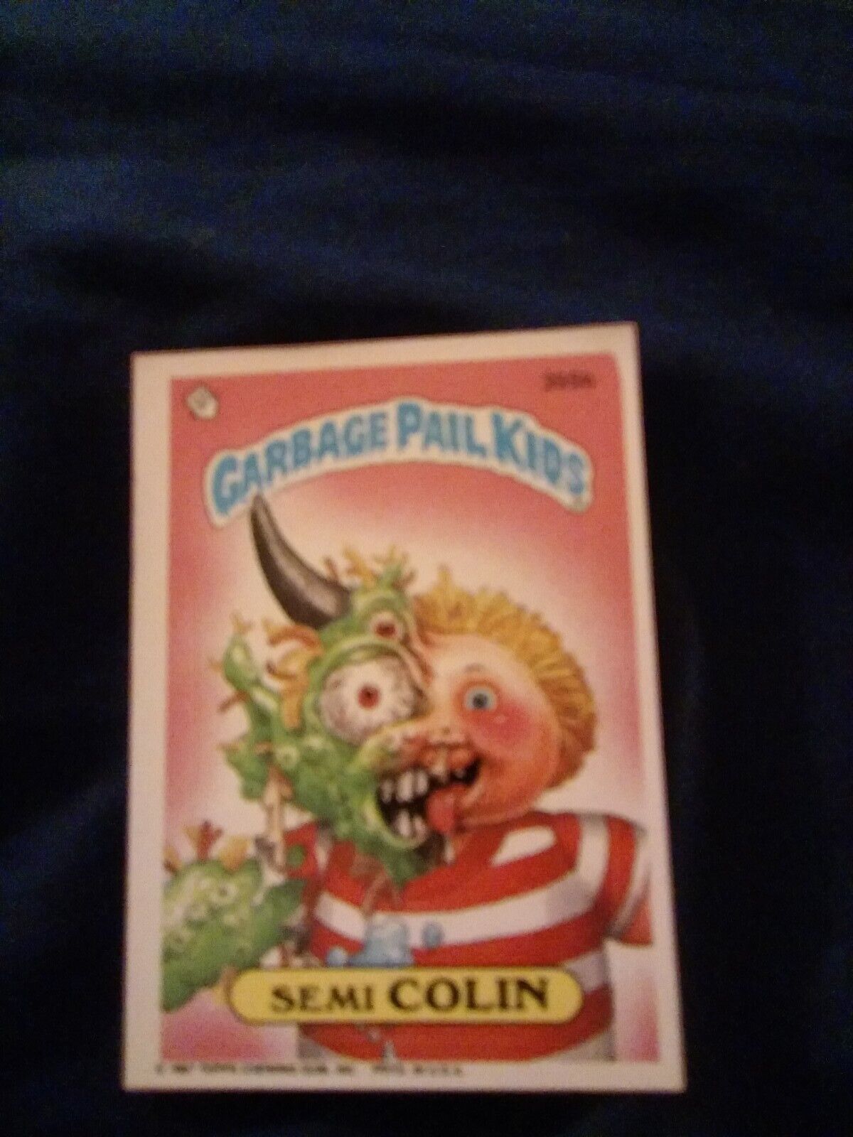 1987 Topps Garbage Pail Kids 9th Series 9 Card 355b Semi Colin Mint