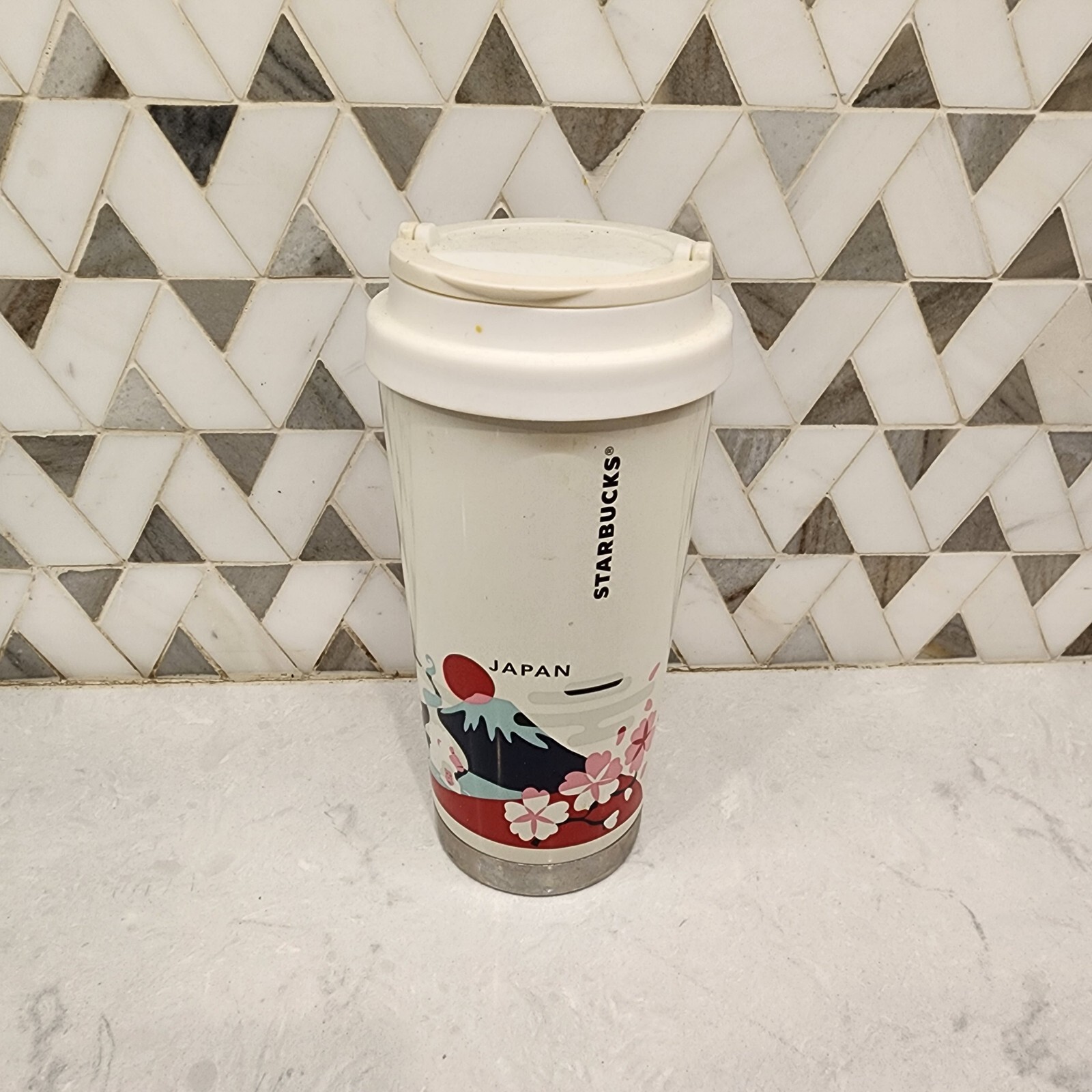 Starbucks Japan.Stainless Steel Tumbler Mt.Fuji Sakura 16oz/473ml.YOU ARE HERE Starbucks Japan.Stainless Steel Tumbler Mt.Fuji Sakura 16oz/473ml.YOU ARE HERE