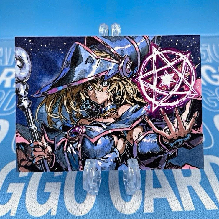GGC Studio Yu-Gi-Oh Dark Magician Girl Custom Art Sketch Card 1/1 AUTO GGC Studio Yu-Gi-Oh Dark Magician Girl Custom Art Sketch Card 1/1 AUTO