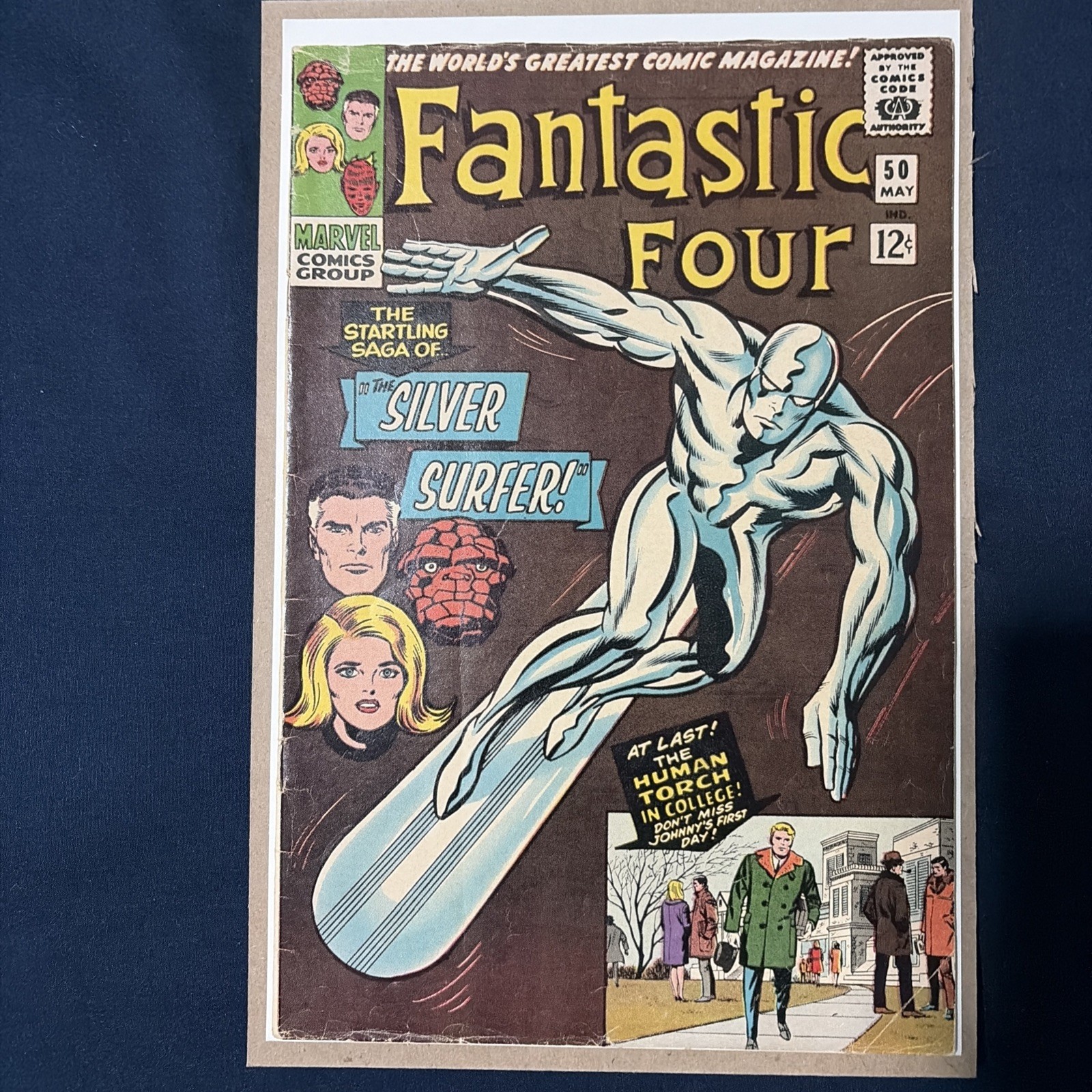 Fantastic Four #50 1st Silver Surfer Cover 1966 3.0 Fantastic Four #50 1st Silver Surfer Cover 1966 3.0