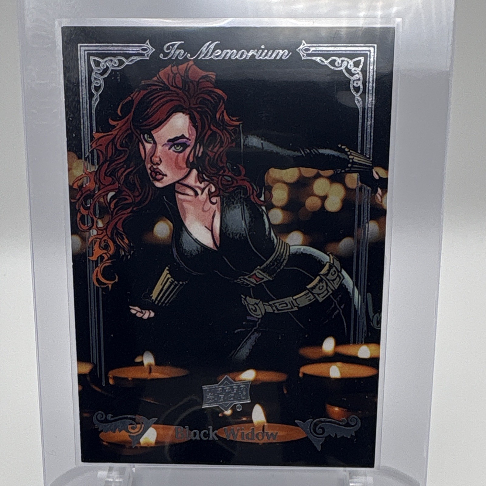 Upper Deck Marvel Annual 2017 In Memoriam Black Widow Trading Card IM-1