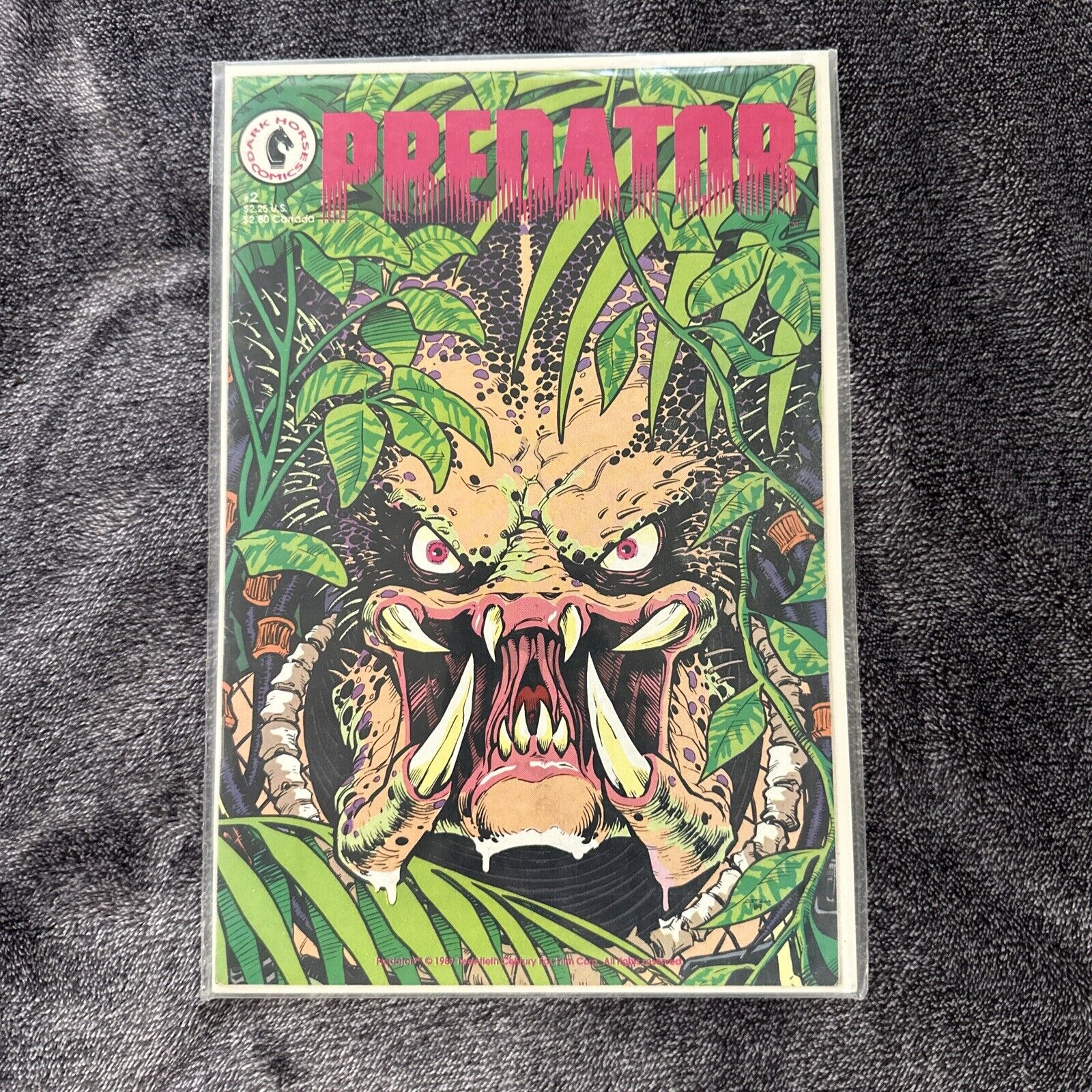 Predator #2 Dark Horse Comics 1989 1st print 2nd Appearance Mini Series