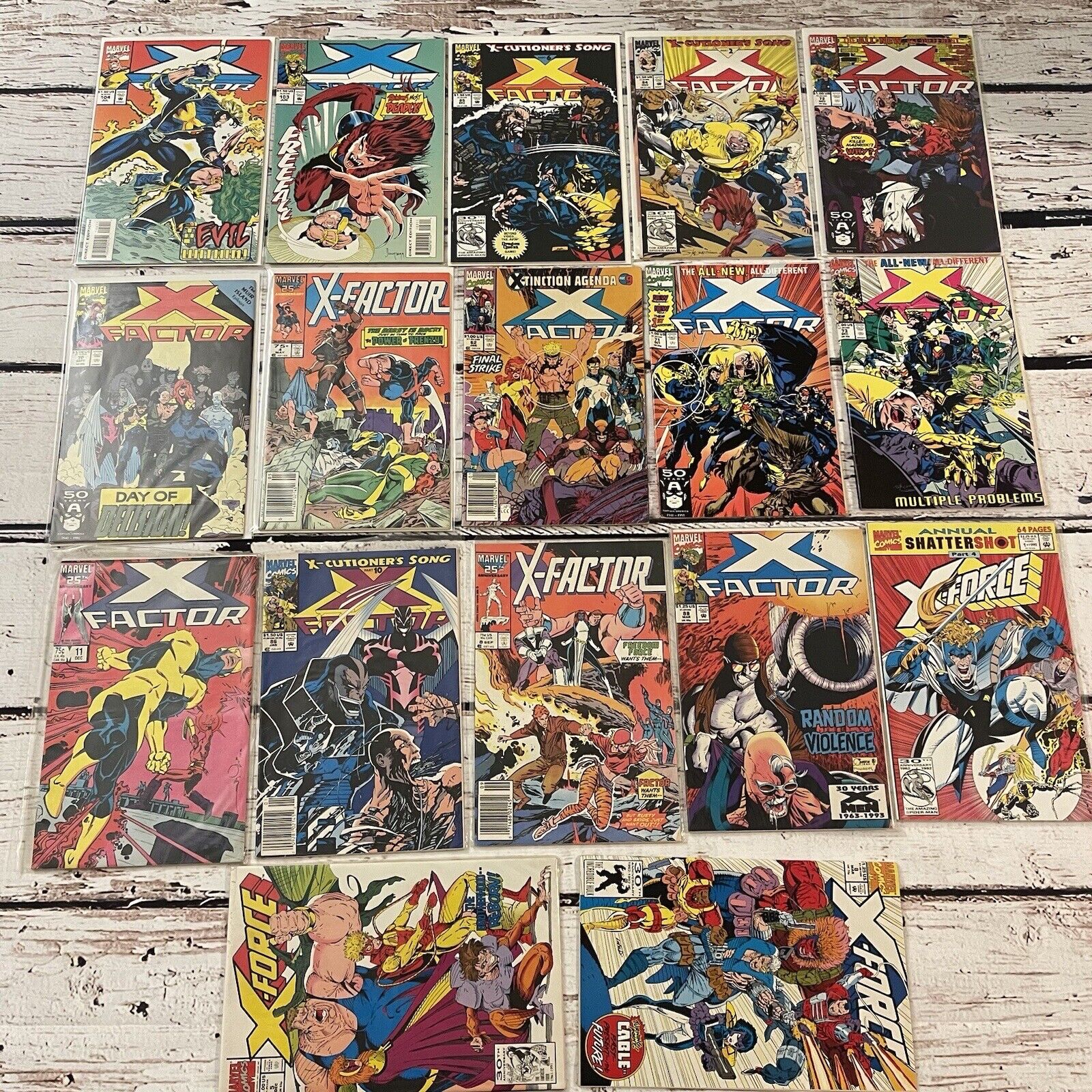 Marvel X-Factor Comic Book Lot Of 17