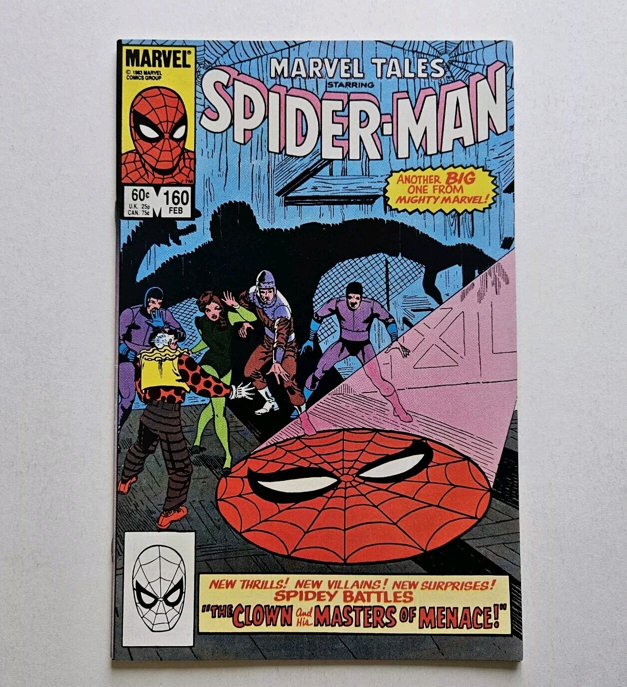 Vtg MARVEL TALES STARRING SPIDER-MAN #160 Comic Book KEY Marvel 1984 VF/NM 9.0 Vtg MARVEL TALES STARRING SPIDER-MAN #160 Comic Book KEY Marvel 1984 VF/NM 9.0