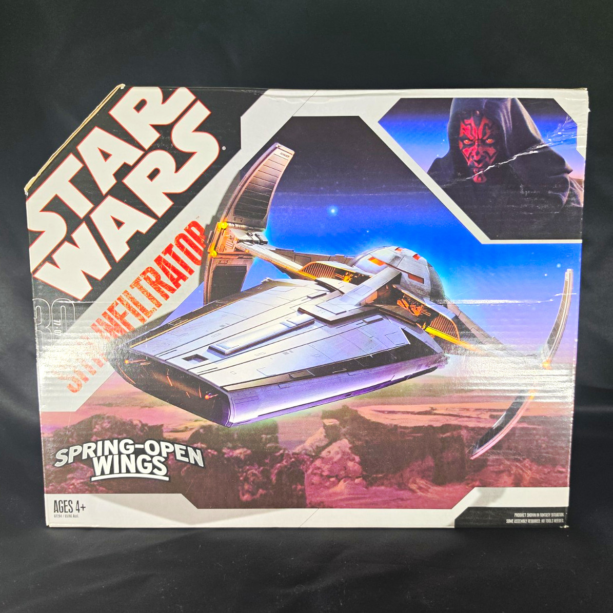 Star Wars 30th Anniversary Sith Infiltrator 2007 Hasbro Darth Maul Ship NEW