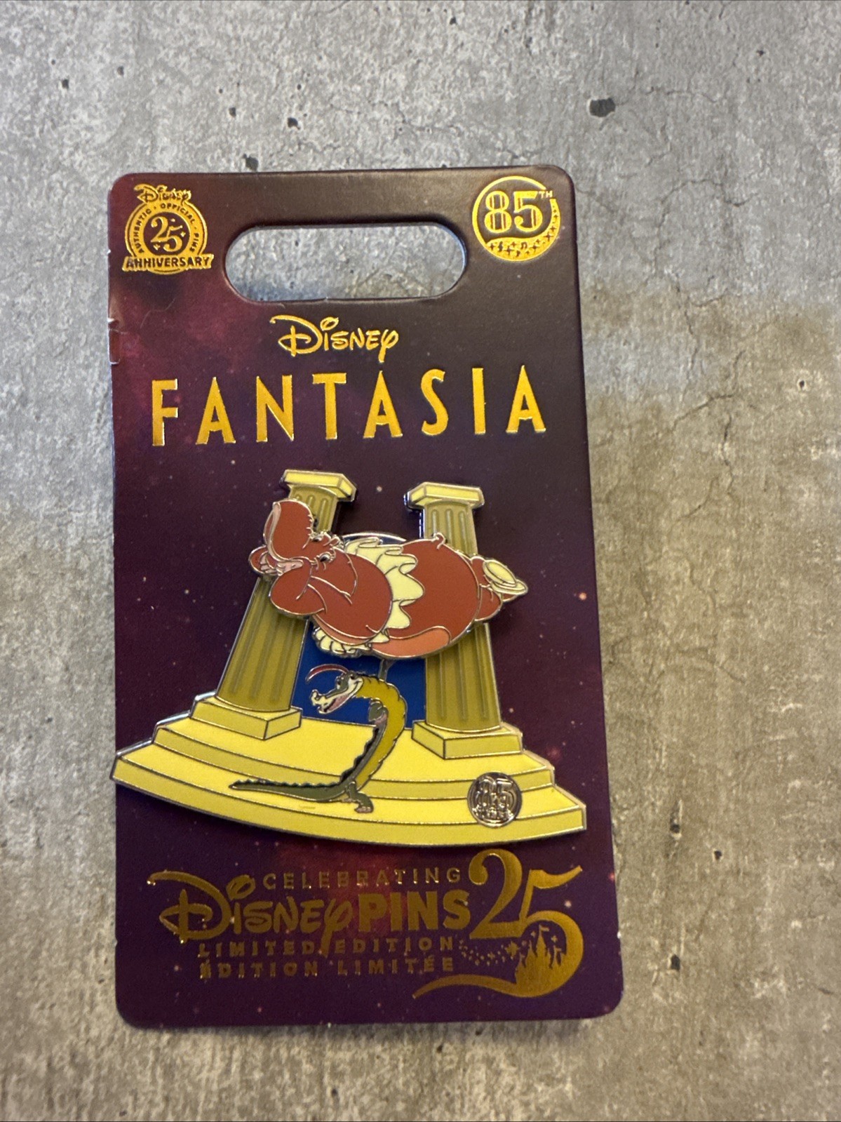Hyacinth Hippo Pin Disney Monogram Fantasia 85th Anniversary Edition Hyacinth Hippo Pin Disney Monogram Fantasia 85th Anniversary Edition