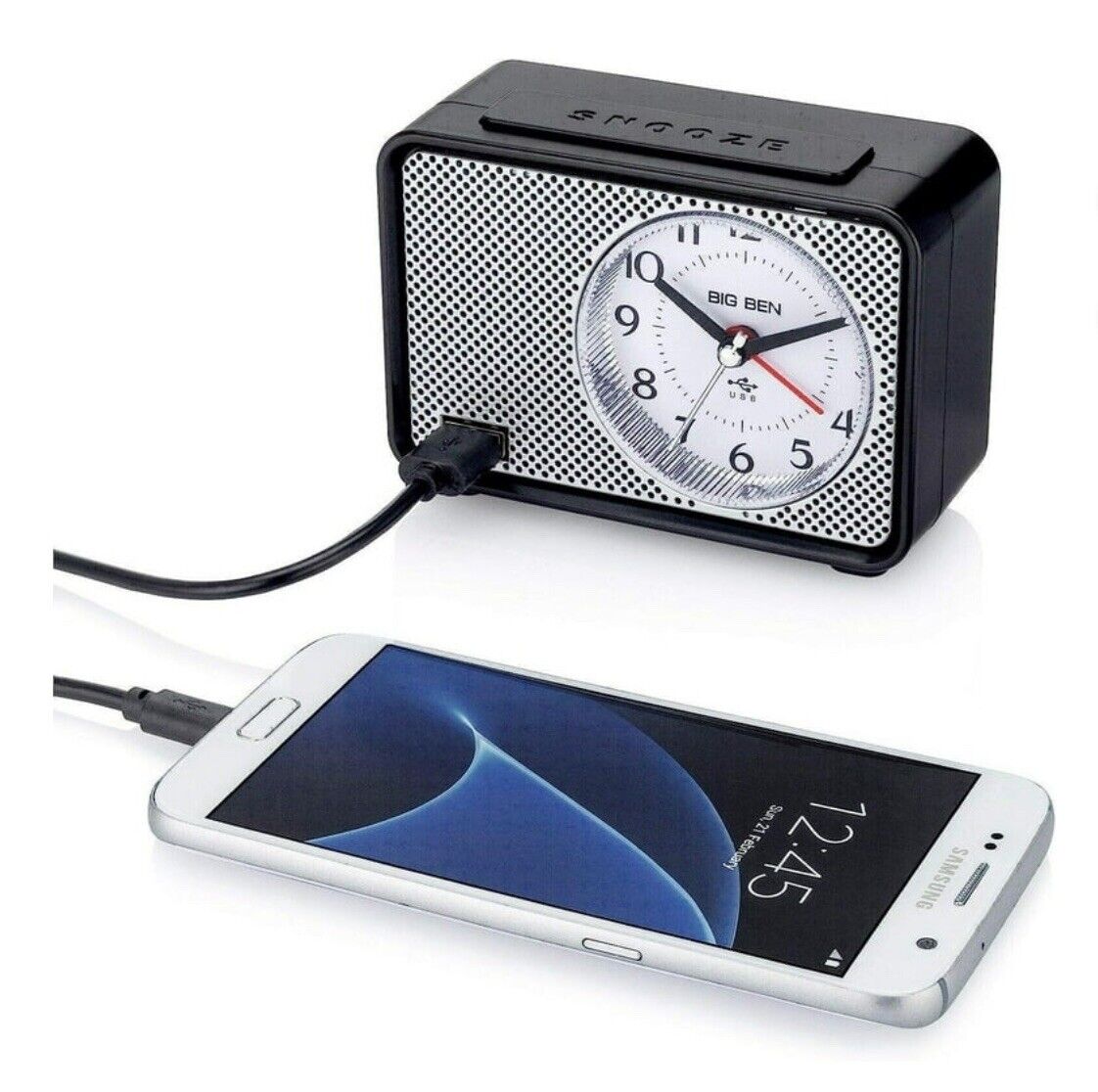 Big Ben USB Charging Alarm Clock