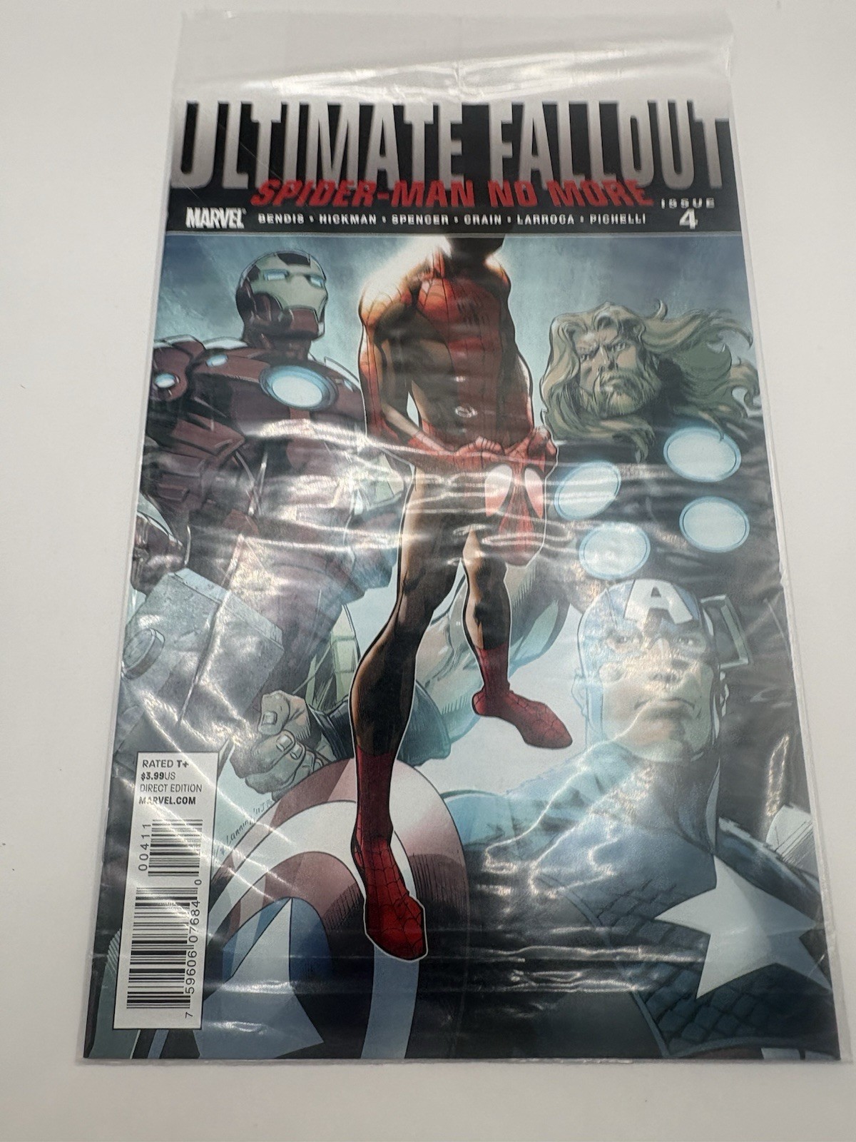 Ultimate Fallout 4 2011 NM 1st Print Polybag Sealed 1st Miles Morales Spider-man Ultimate Fallout 4 2011 NM 1st Print Polybag Sealed 1st Miles Morales Spider-man