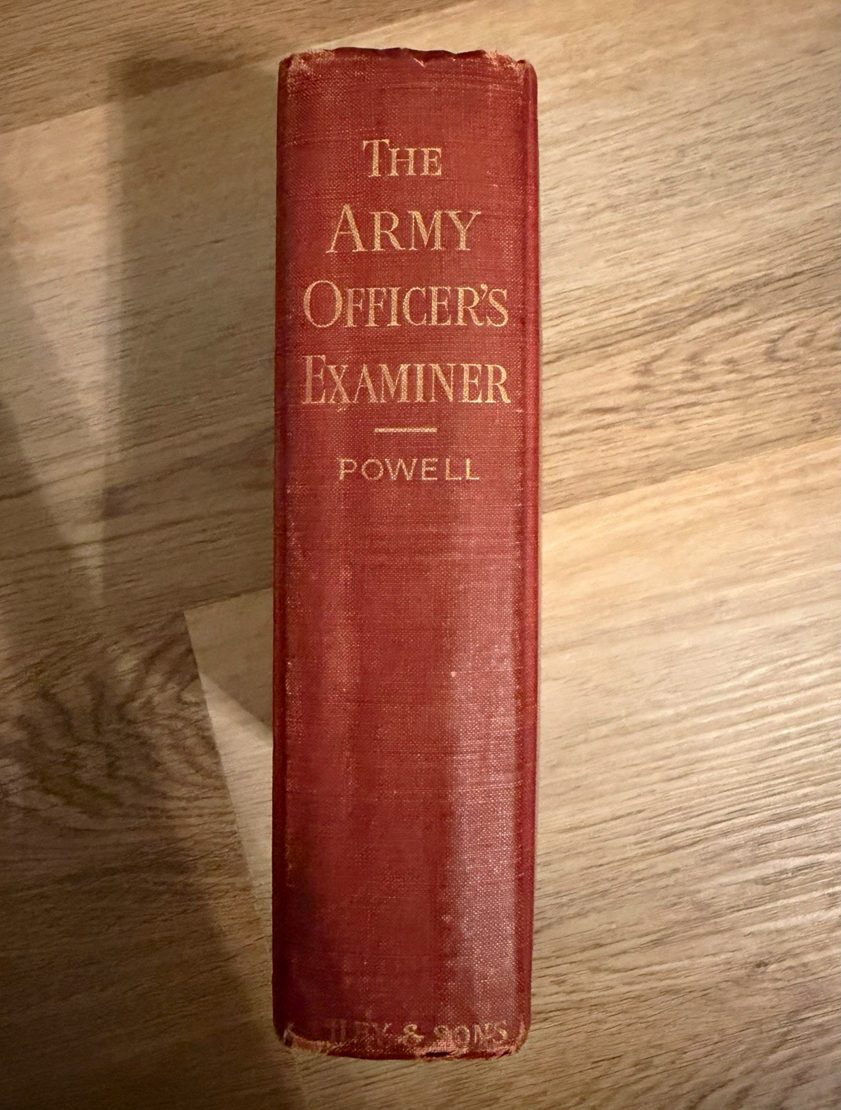 1901 Army Officer's Examiner Antique Book INSCRIBED WWI Coast Artillery Captain 1901 Army Officer's Examiner Antique Book INSCRIBED WWI Coast Artillery Captain