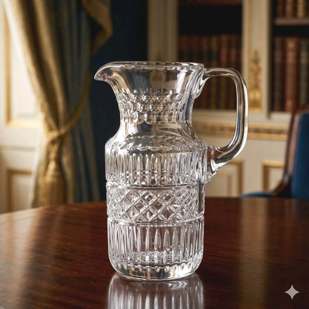 💎Genuine Waterford Crystal "Irish Lace" 32 oz. Pitcher Rare Discontinued 9.5"💎