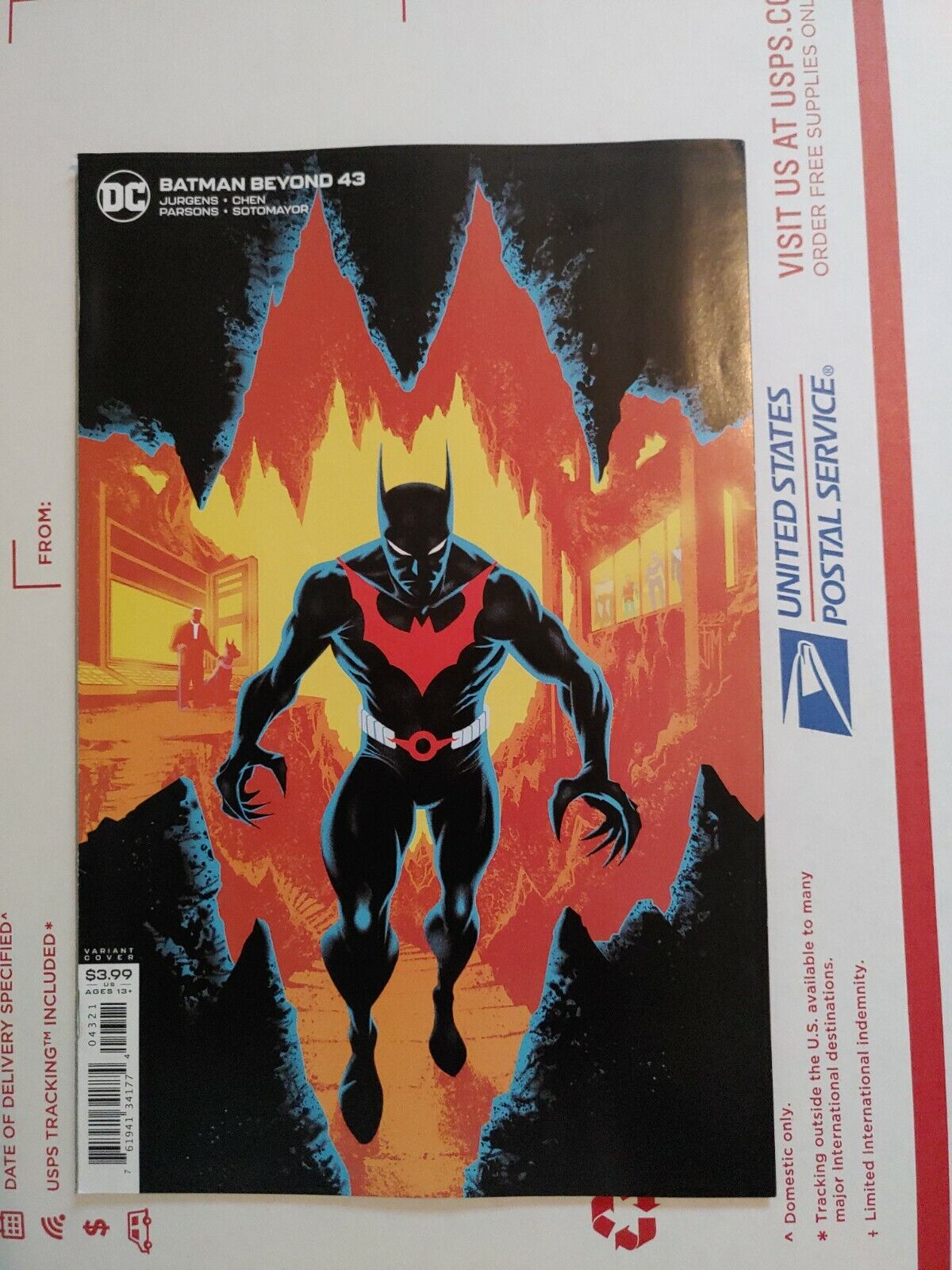 DC COMICS BATMAN BEYOND #43 FRANCIS MANAPUL VARIANT EDITION