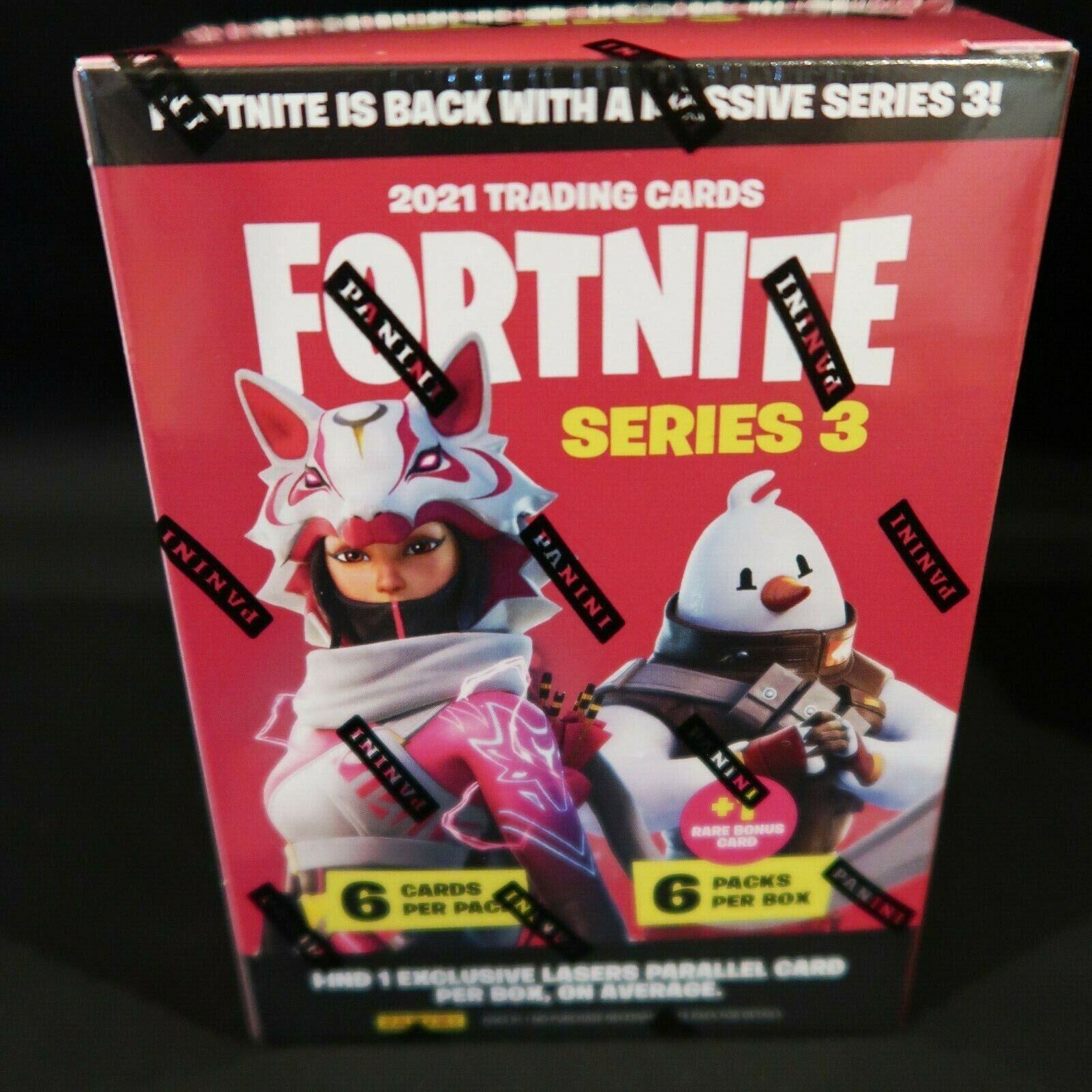 NEW 2021 Panini Fortnite Game Series 3 Trading Card BLASTER Box 6-Pack SEALED
