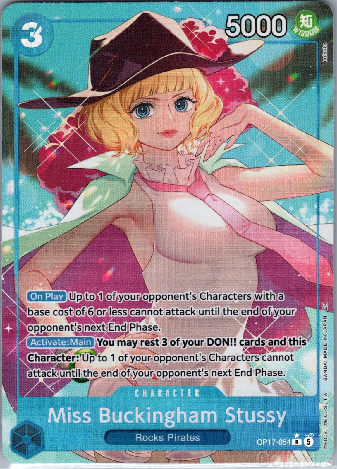 MISS BUCKINGHAM STUSSY ALTERNATE ART OP17-054 NM/M MISS BUCKINGHAM STUSSY ALTERNATE ART OP17-054 NM/M