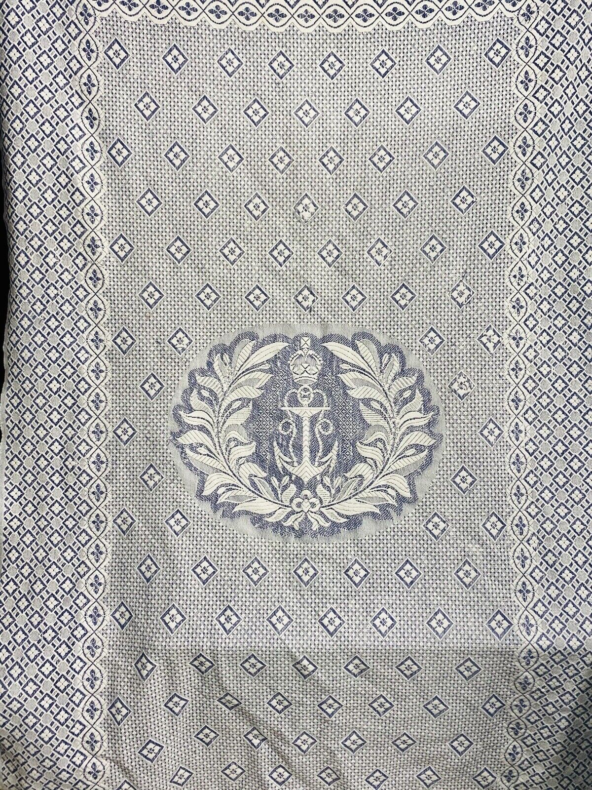 Two Royal Navy Counterpanes (bedspreads)