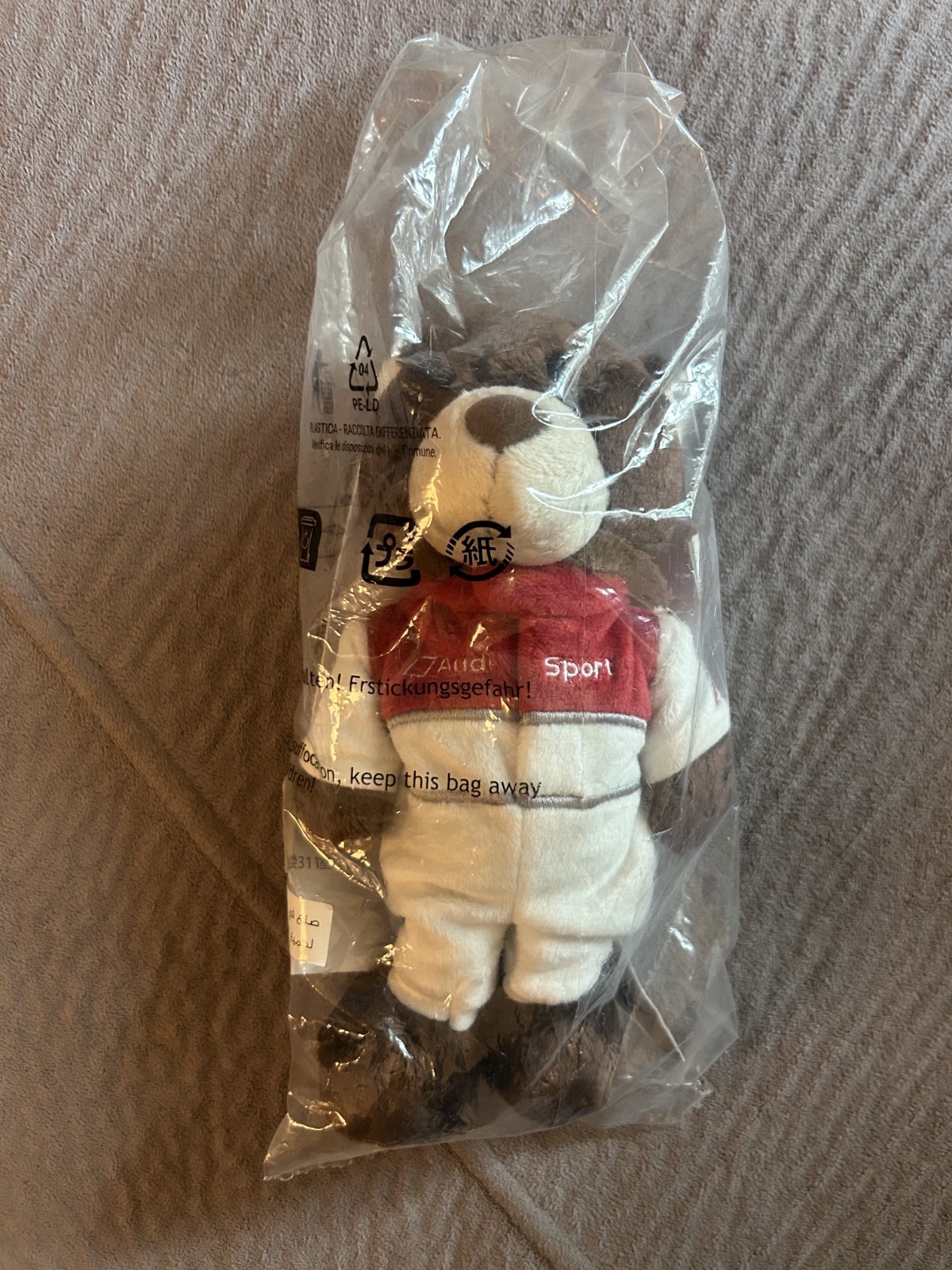 New Audi Sport Motorsport Bear Mascot Collaboration Brand New In Package Rare 